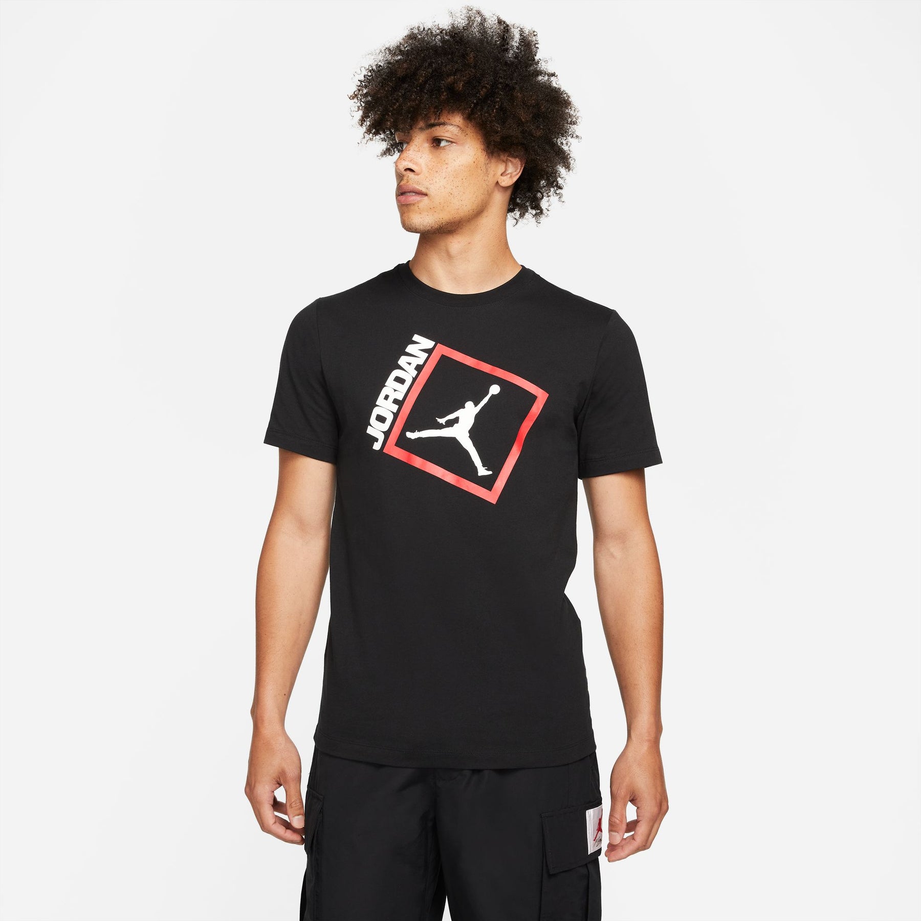 Áo Tay Ngắn Thể Thao Thời Trang Nam Nike M J Jumpman Box Ss Crew