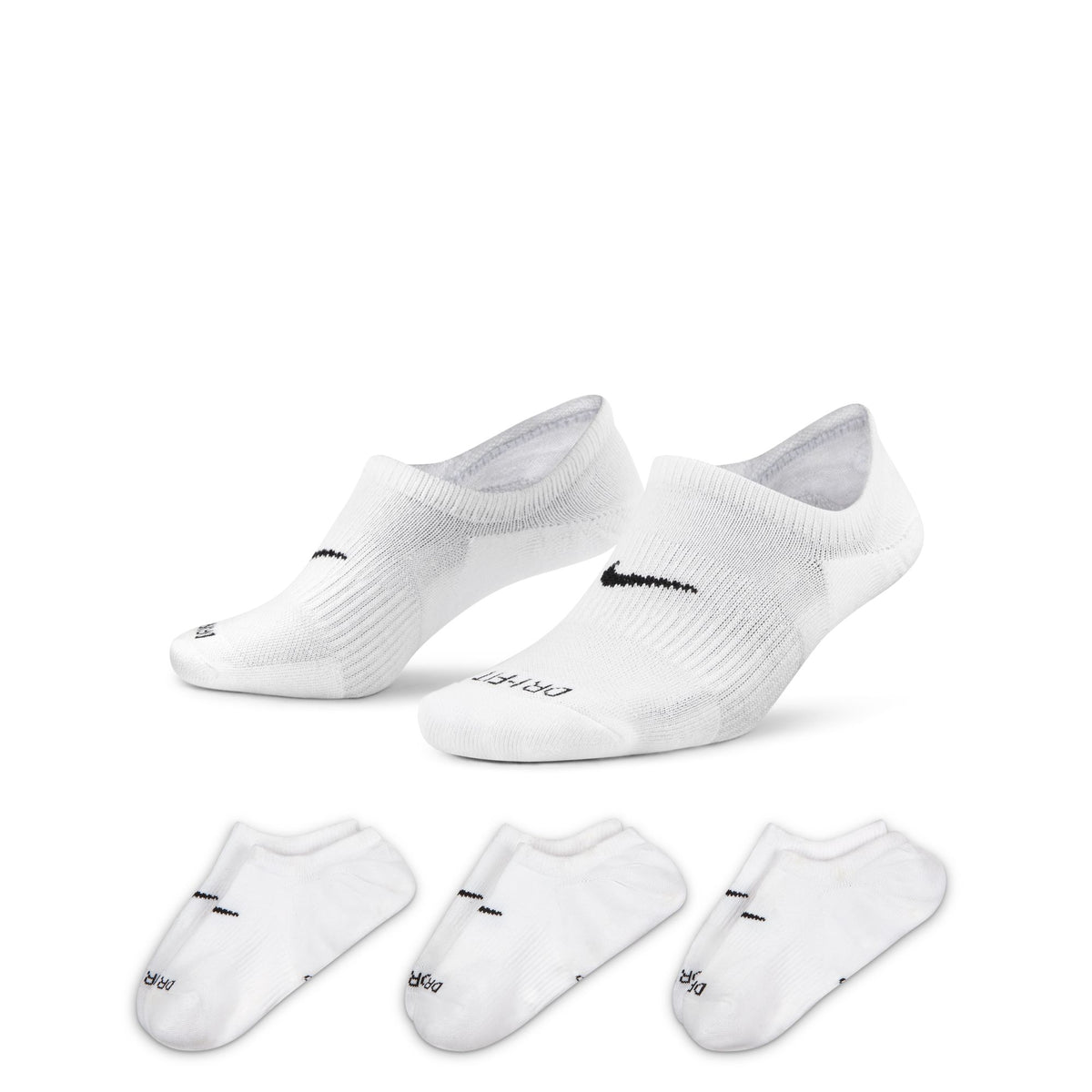 Vớ Thể Thao Tập Luyện Unisex Nike U Nk Everyday Plus Cush Footie (3 đôi)