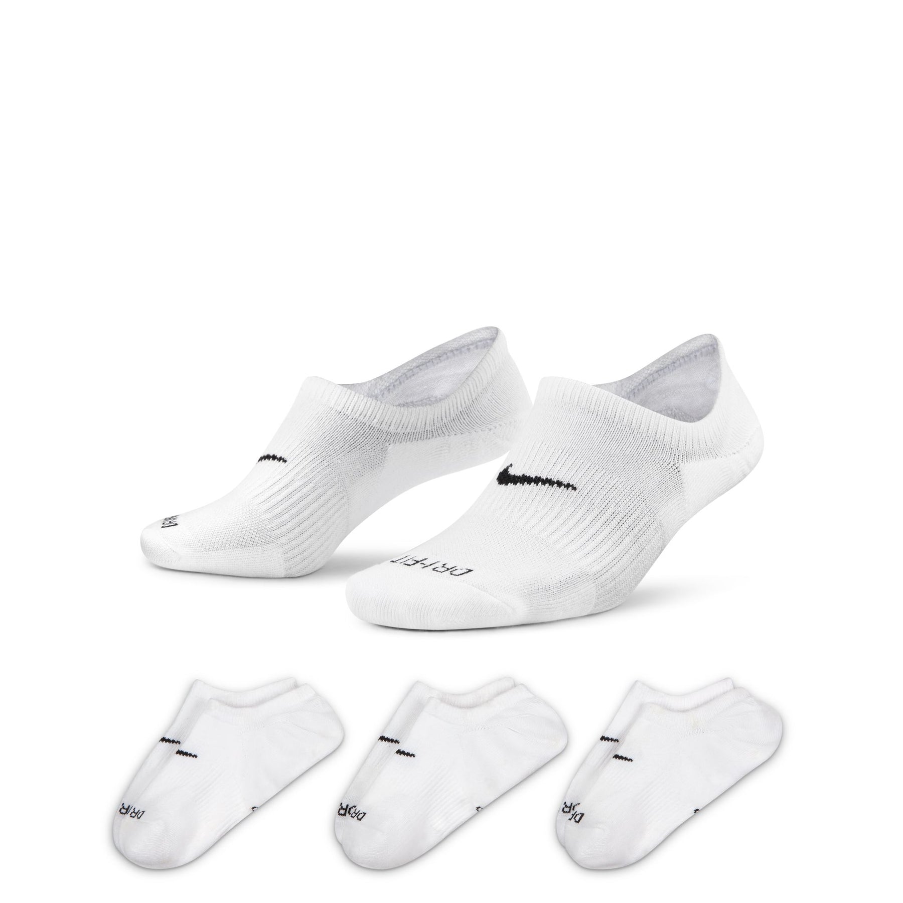 Vớ Thể Thao Tập Luyện Unisex Nike U Nk Everyday Plus Cush Footie (3 đôi)