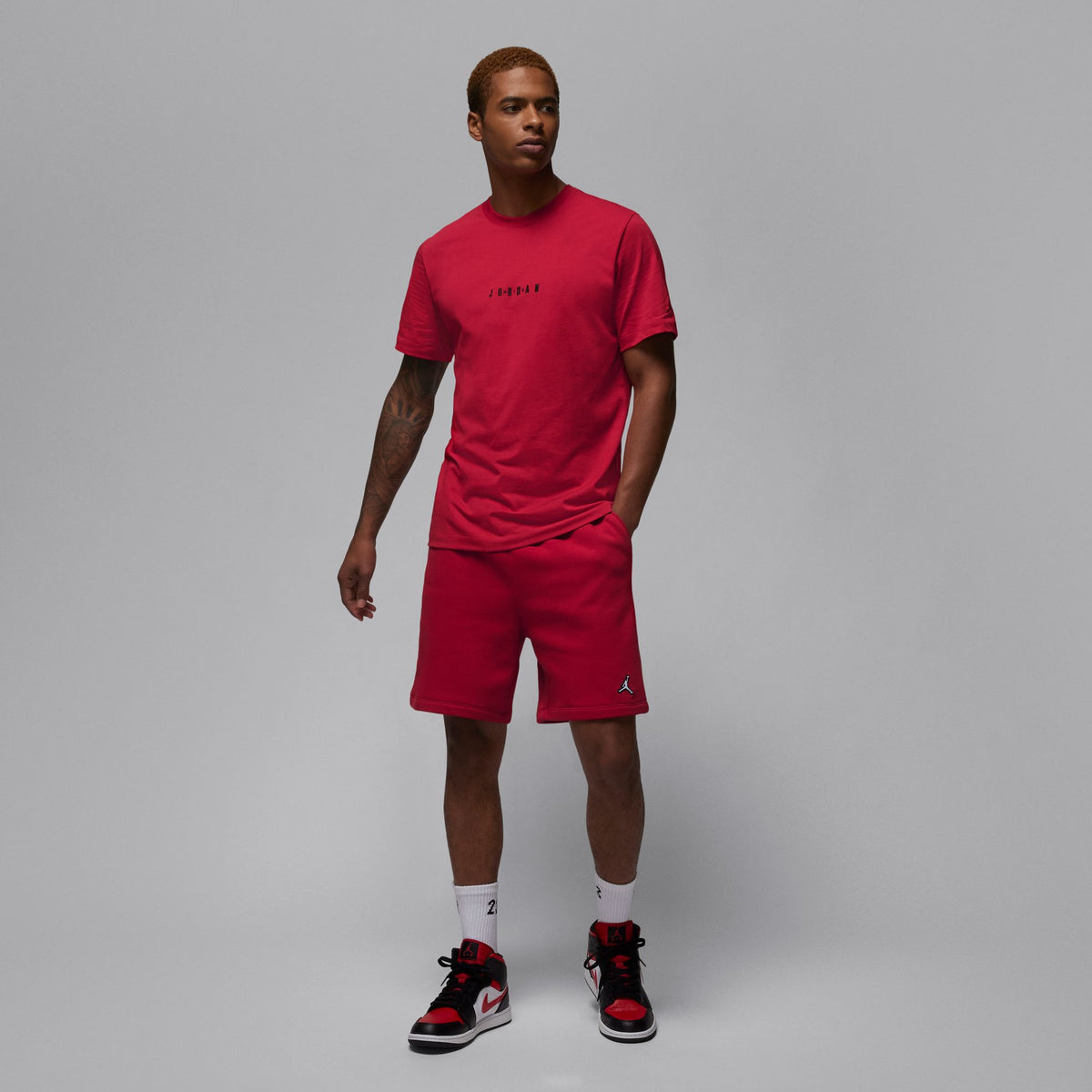 Áo Tay Ngắn Thể Thao Thời Trang Nam Nike M J Emb Jordan Air Crew