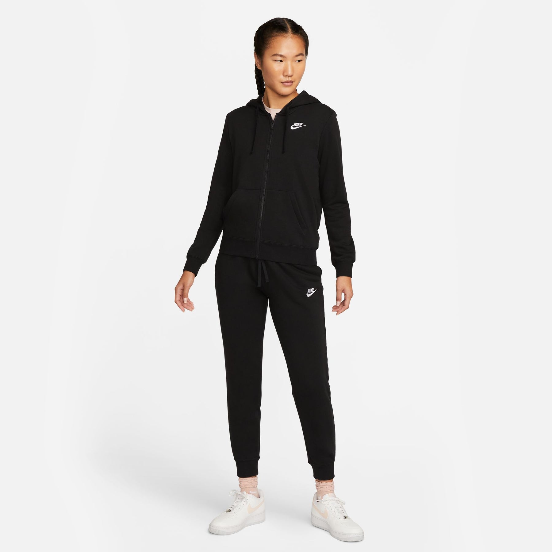 Áo Khoác Thể Thao Thời Trang Nữ Nike As W Nsw Club Flc Fz Hoodie St