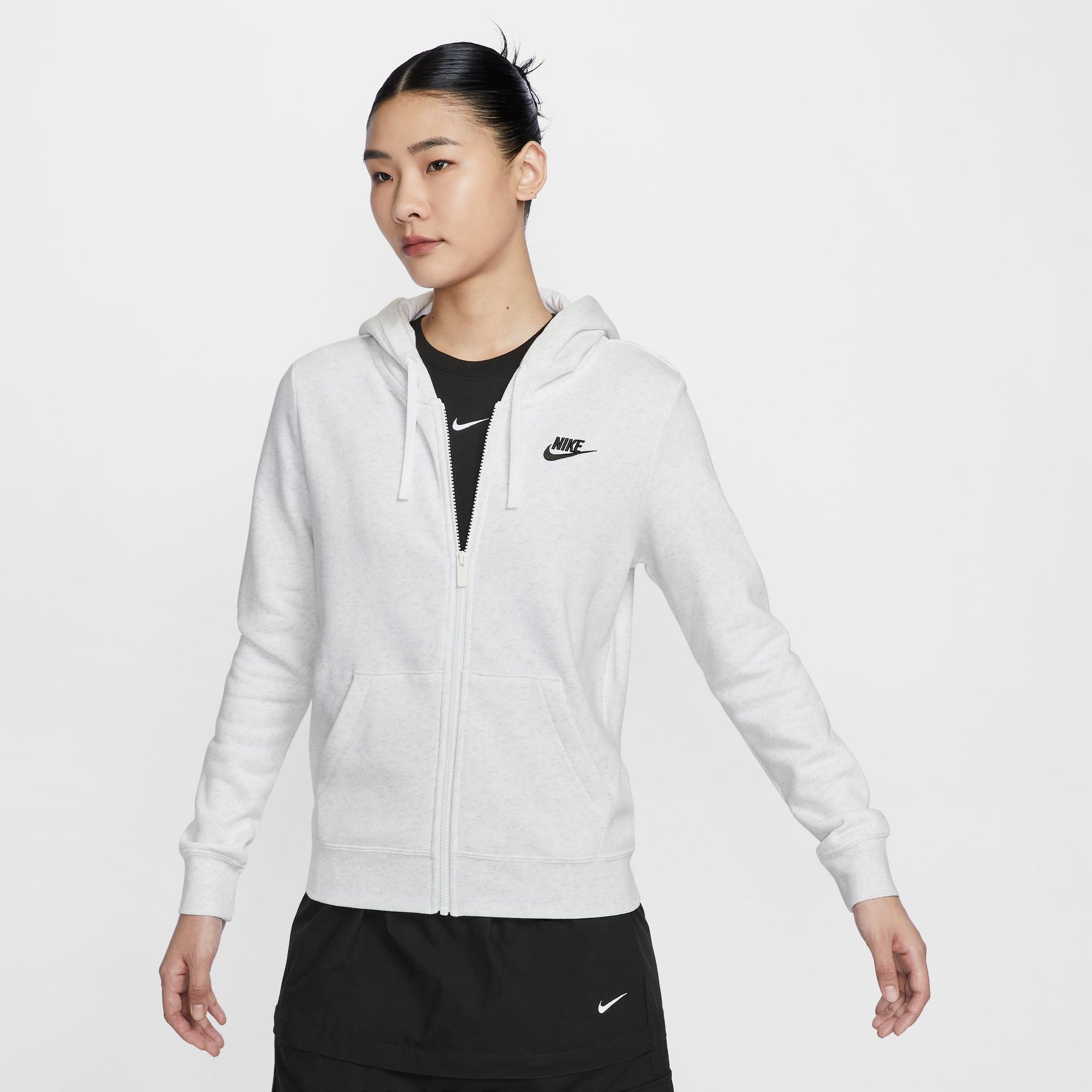 Áo Khoác Thể Thao Thời Trang Nữ Nike As W Nsw Club Flc Fz Hoodie St