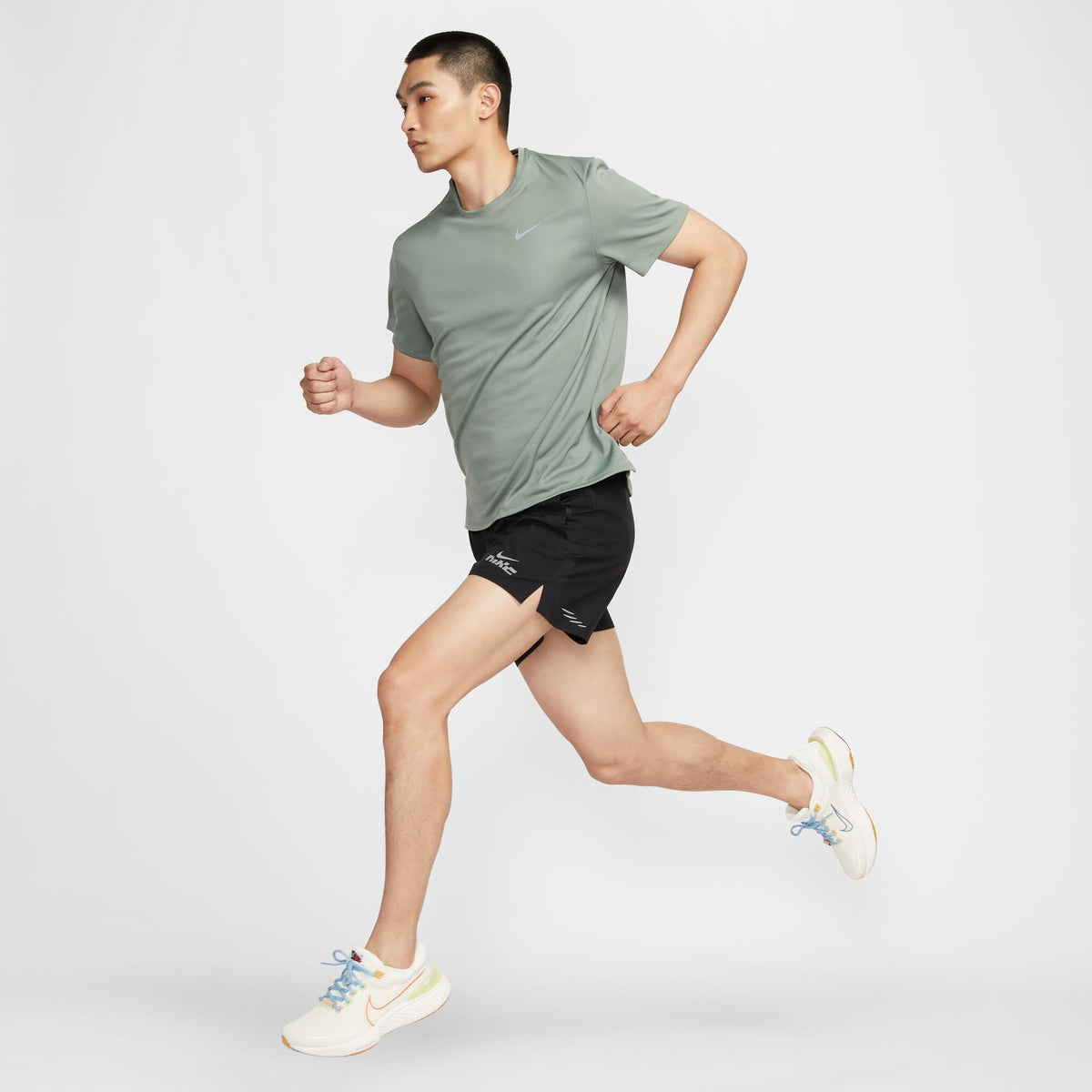 Áo Tay Ngắn Thể Thao Chạy Bộ Nam Nike As M Nk Df Uv Miler Ss