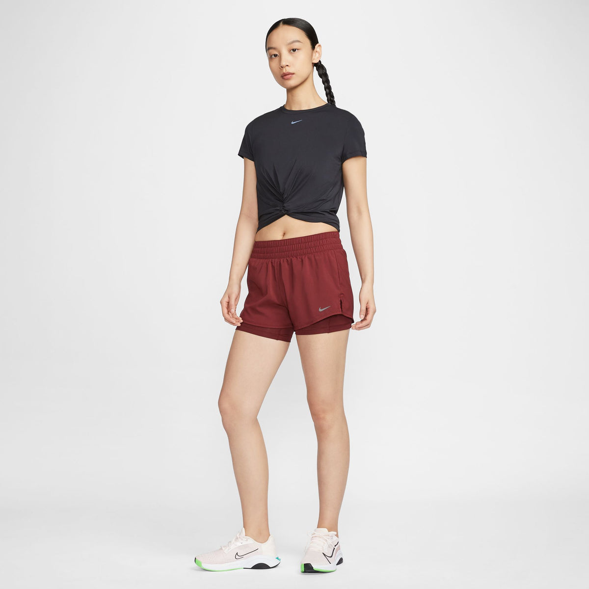 Quần Ngắn Thể Thao Tập Luyện Nữ Nike As W Nk One Df Mr 3In 2N1 Srt