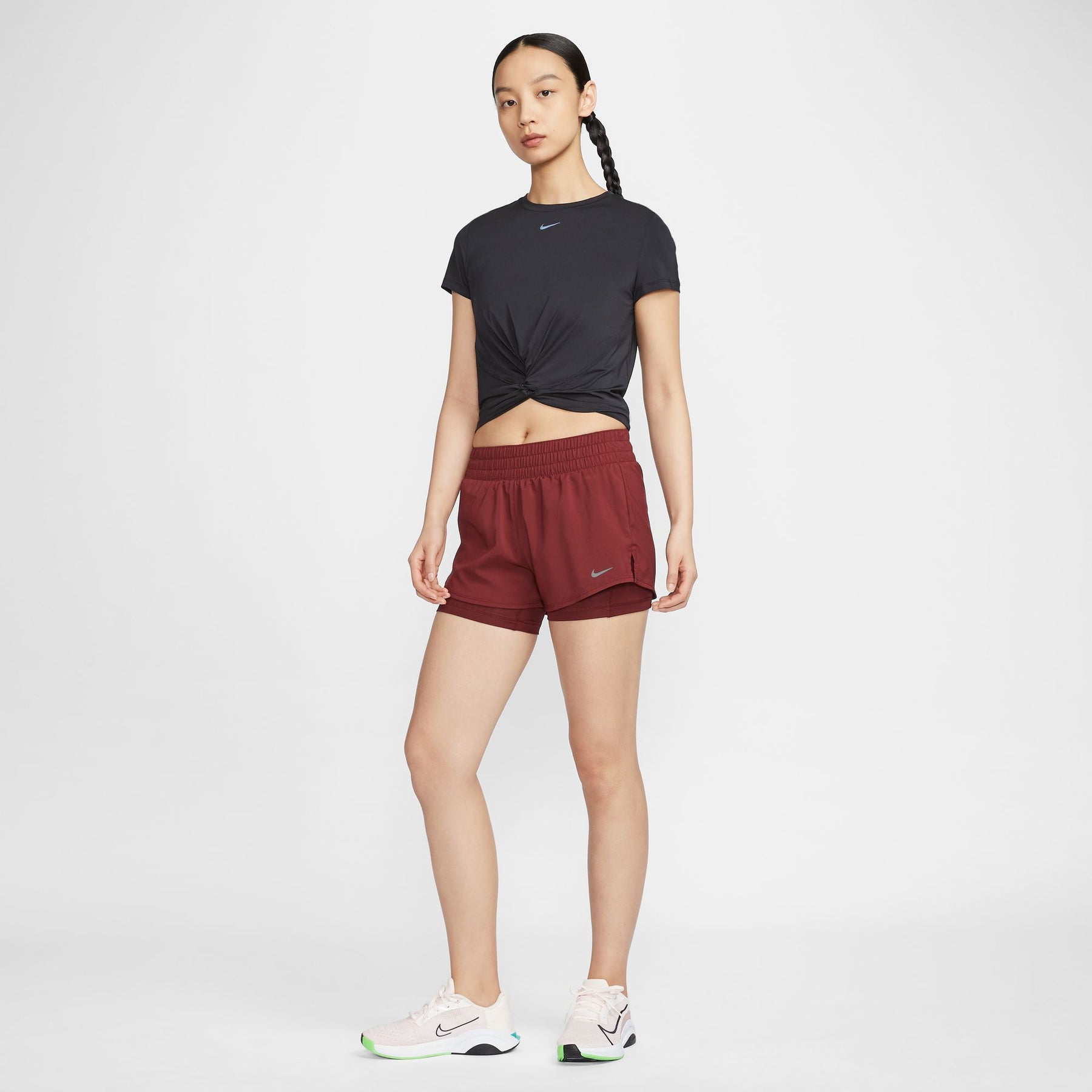 Quần Ngắn Thể Thao Tập Luyện Nữ Nike As W Nk One Df Mr 3In 2N1 Srt