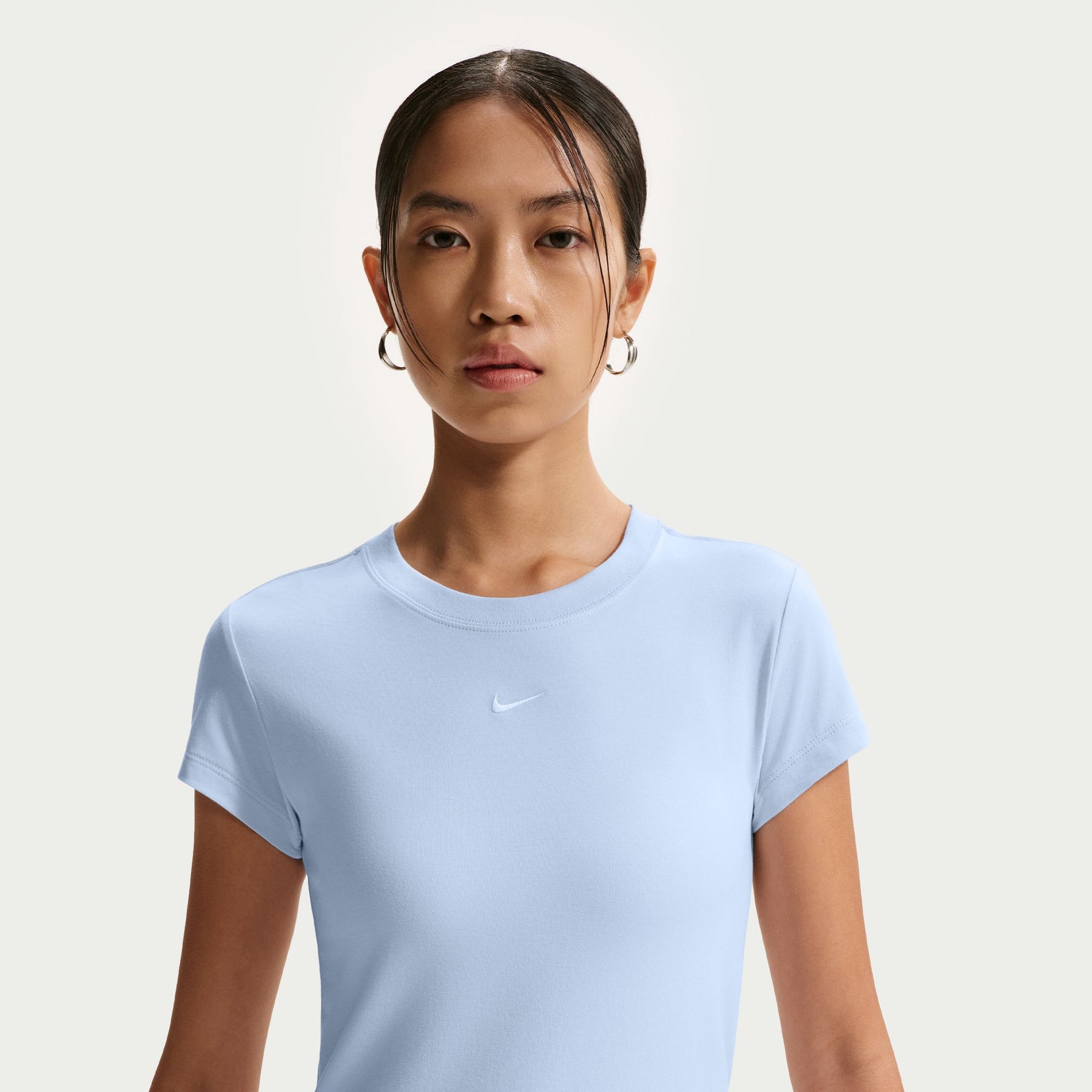Áo Tay Ngắn Thể Thao Thời Trang Nữ Nike As W Nsw Nk Chll Knt Md Crp