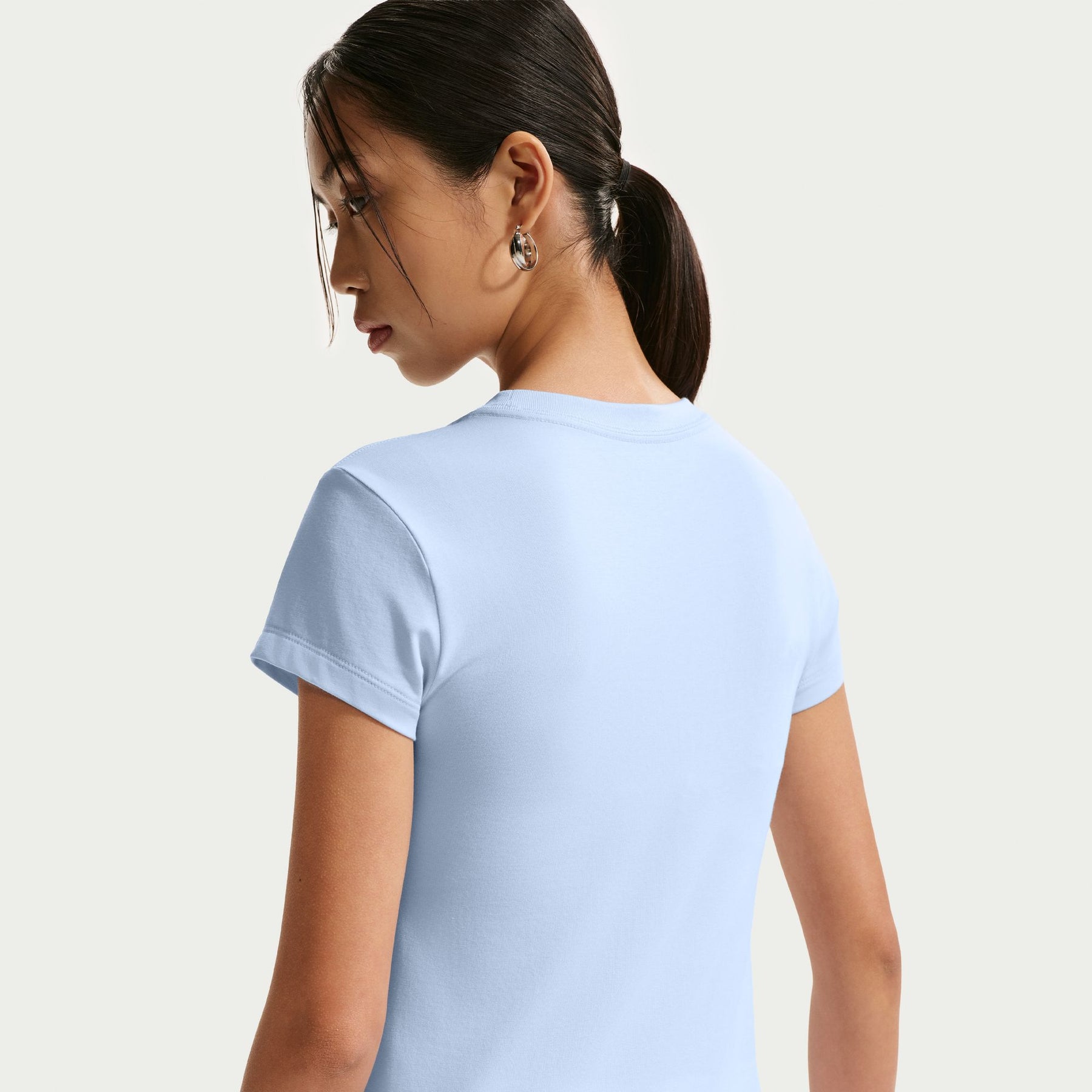 Áo Tay Ngắn Thể Thao Thời Trang Nữ Nike As W Nsw Nk Chll Knt Md Crp