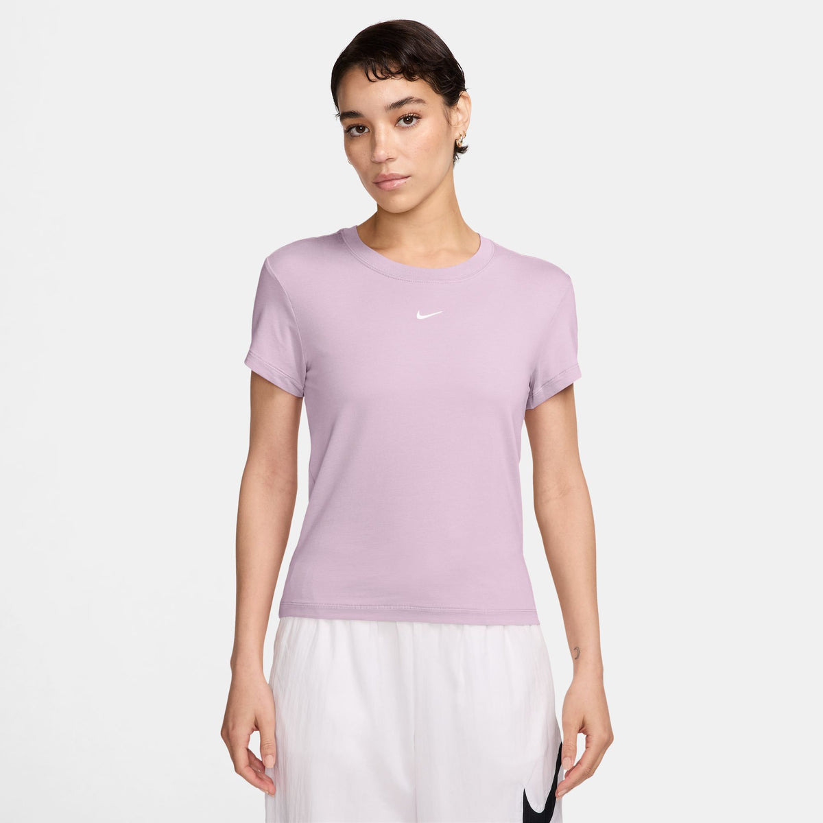 Áo Tay Ngắn Thể Thao Thời Trang Nữ Nike As W Nsw Nk Chll Knt Md Crp