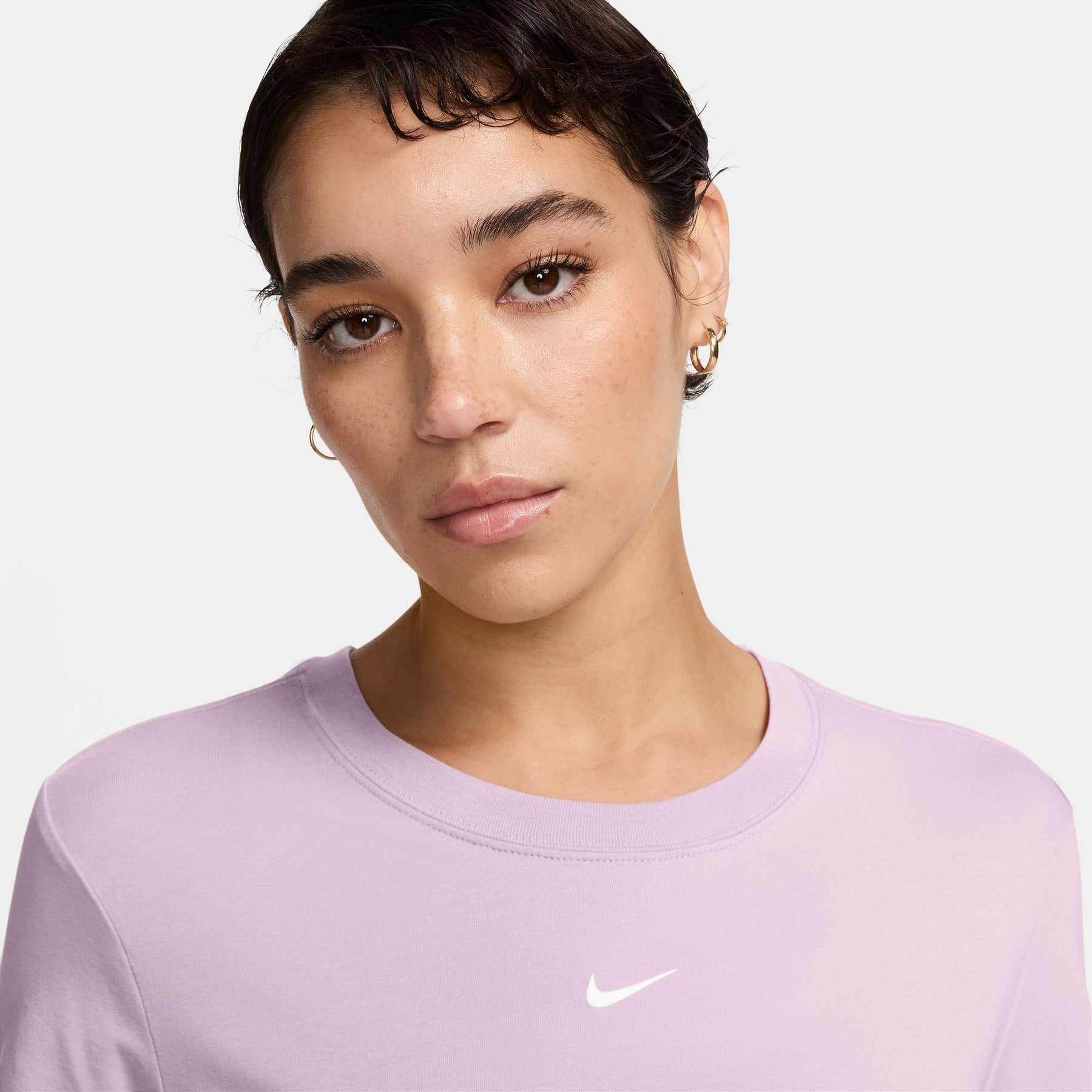 Áo Tay Ngắn Thể Thao Thời Trang Nữ Nike As W Nsw Nk Chll Knt Md Crp