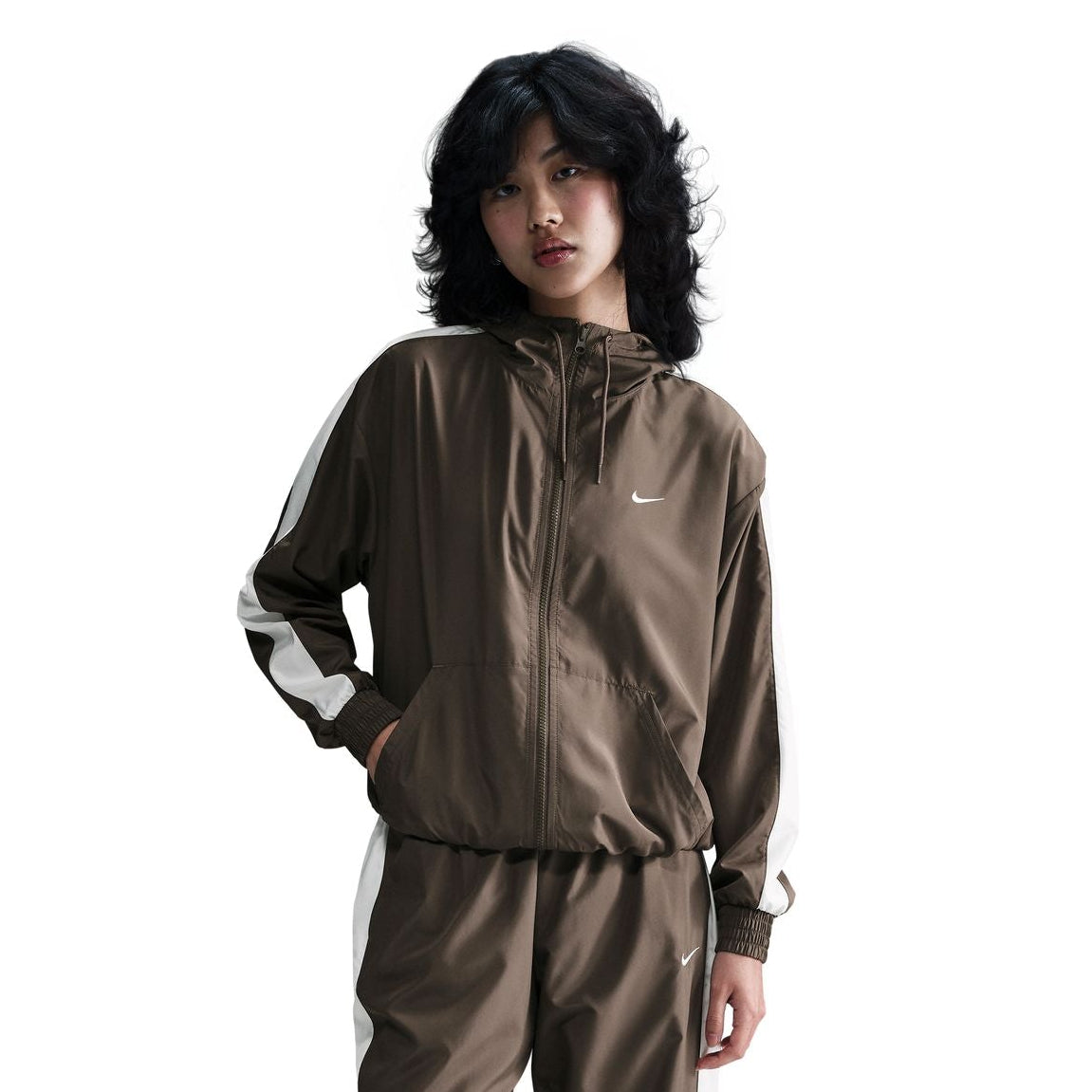 Áo Khoác Thể Thao Thời Trang Nữ Nike As W Nsw Essntl Uv Wvn Jkt Hd