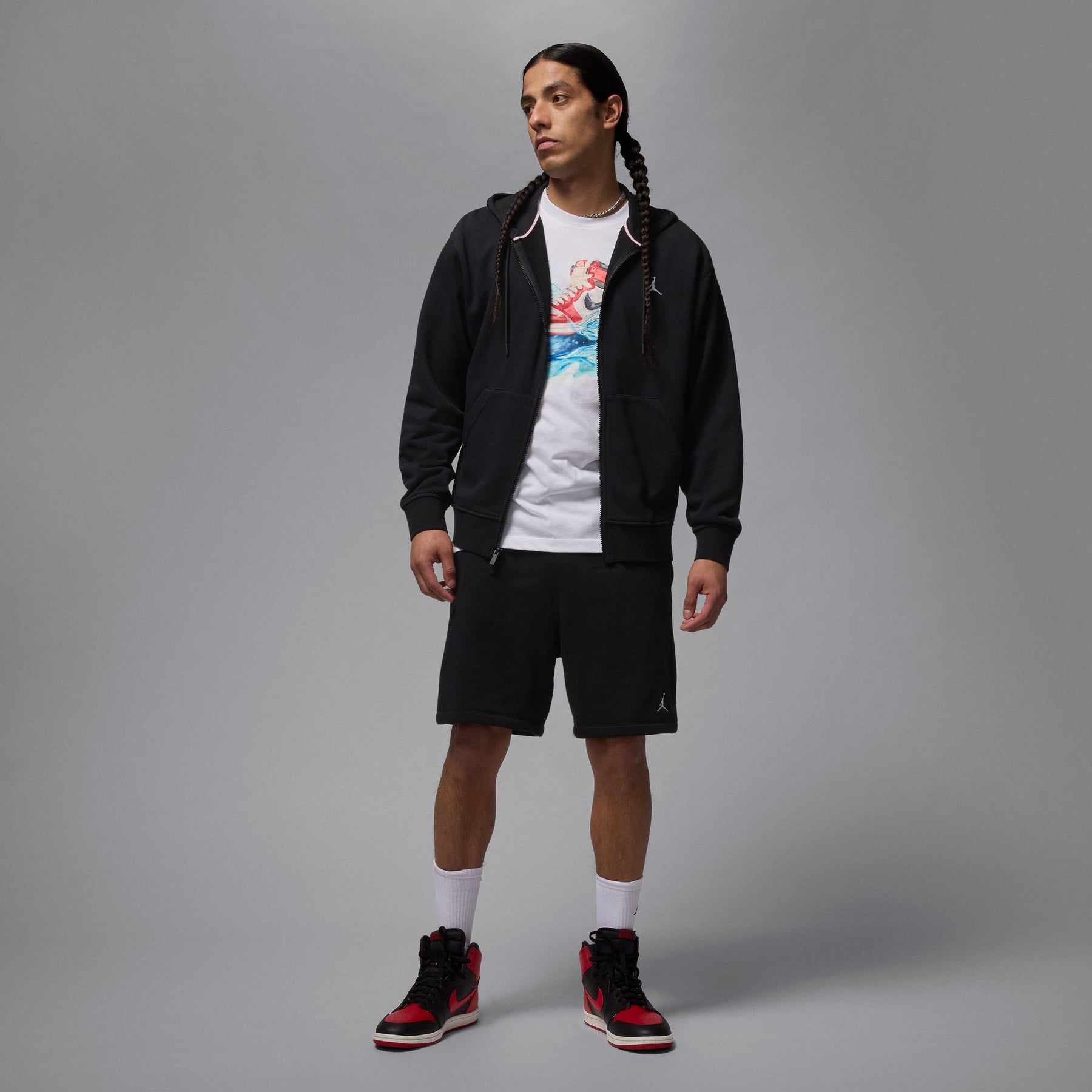 Áo Khoác Thể Thao Thời Trang Nam Nike M J Brk Flc Fz Lb