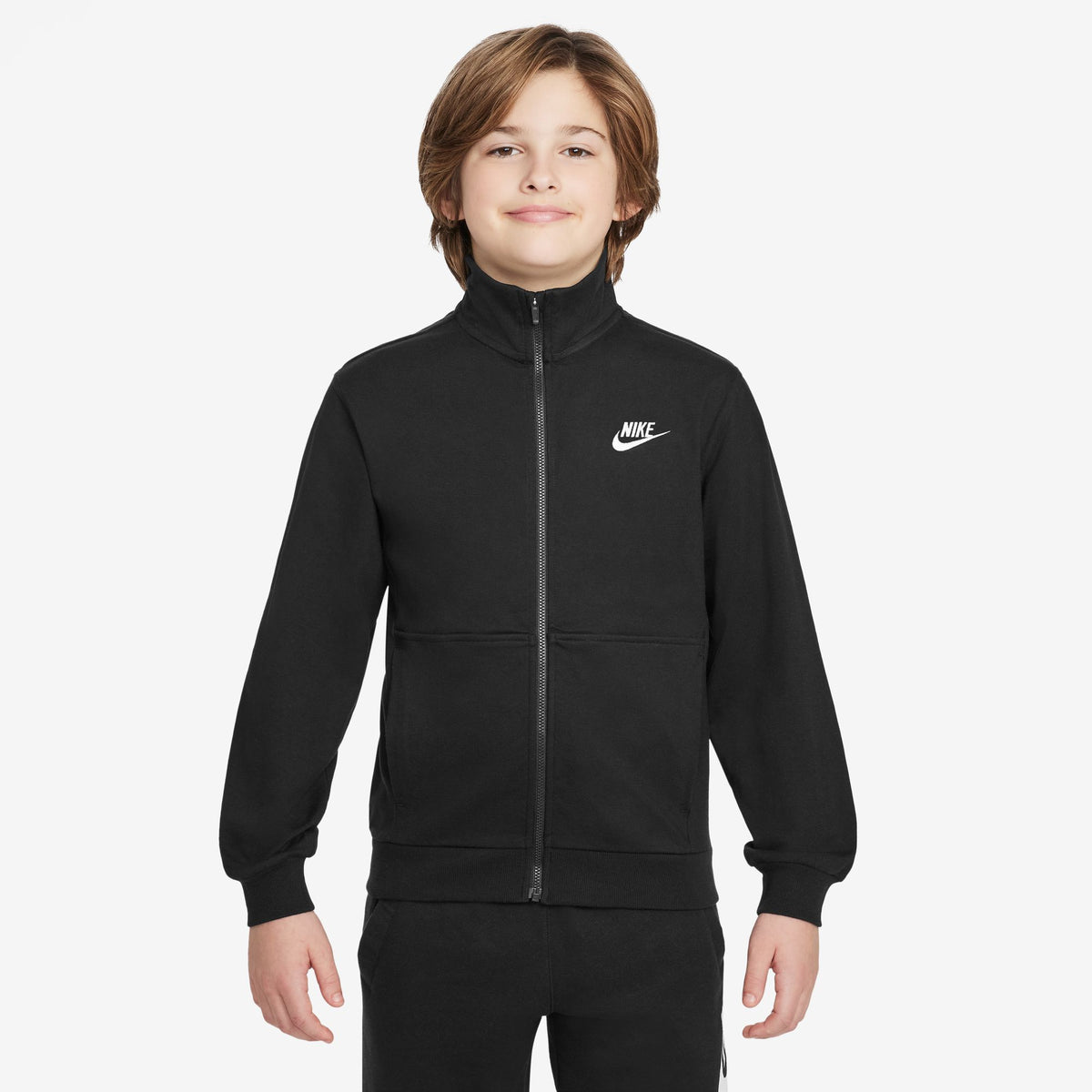 Áo Khoác Thể Thao Thời Trang Trẻ Em Unisex Nike K Nsw Club Knit Fz Ls Lbr