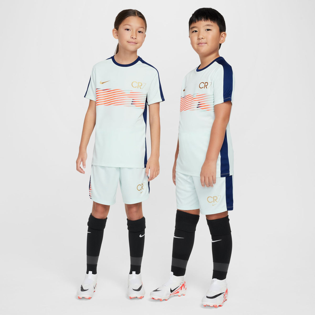 Áo Tay Ngắn Thể Thao Bóng Đá Trẻ Em Unisex Nike Dri-Fit CR7 Academy