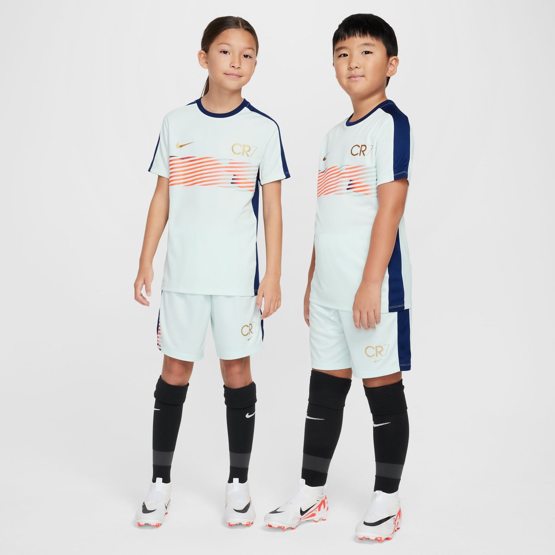 Áo Tay Ngắn Thể Thao Bóng Đá Trẻ Em Unisex Nike Dri-Fit CR7 Academy