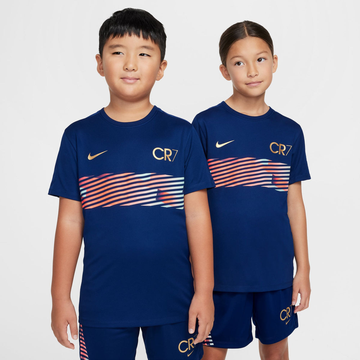 Áo Tay Ngắn Thể Thao Bóng Đá Trẻ Em Unisex Nike Dri-Fit CR7 Academy