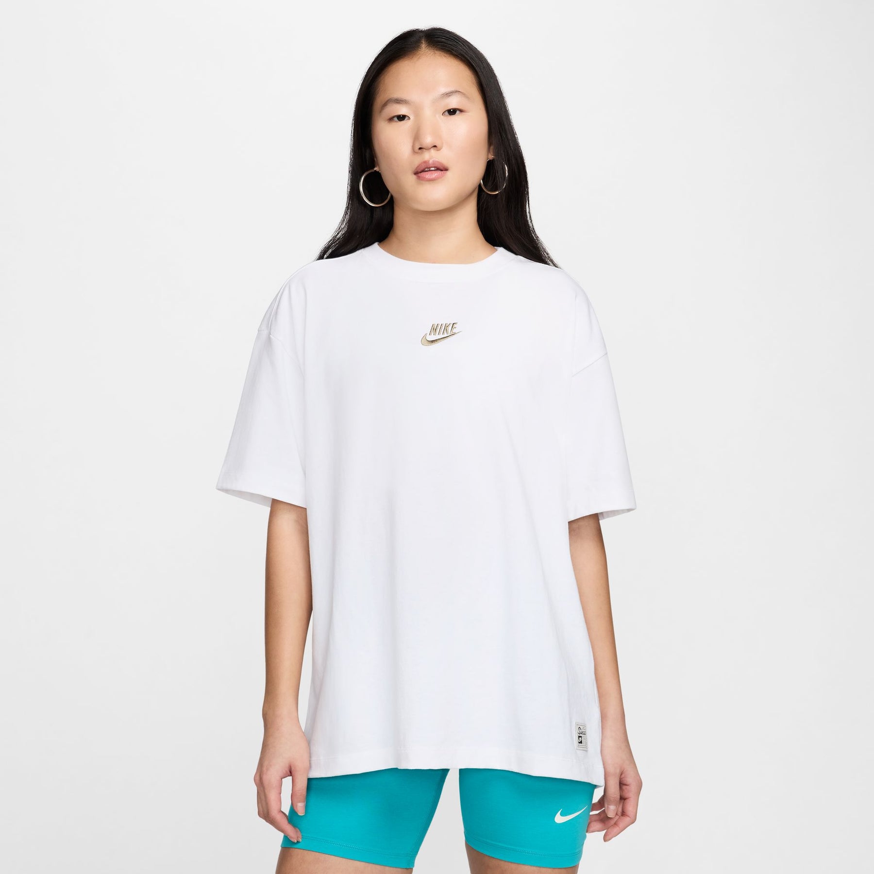 Áo Tay Ngắn Thể Thao Nữ Nike Oversized