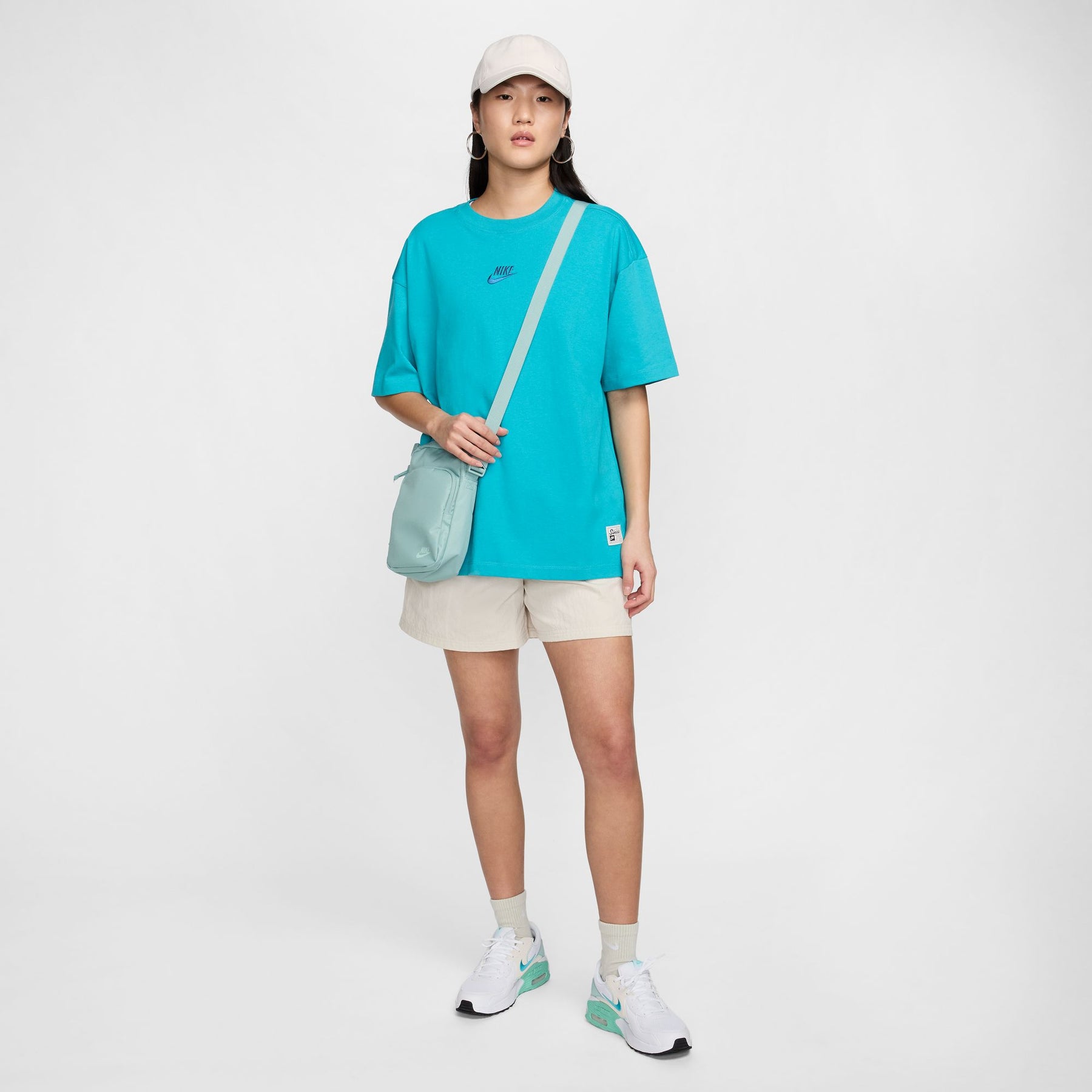 Áo Tay Ngắn Thể Thao Nữ Nike Oversized