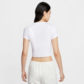 Áo Tay Ngắn Thể Thao Thời Trang Nữ Nike As W Nsw Nk Chll Knt Crp