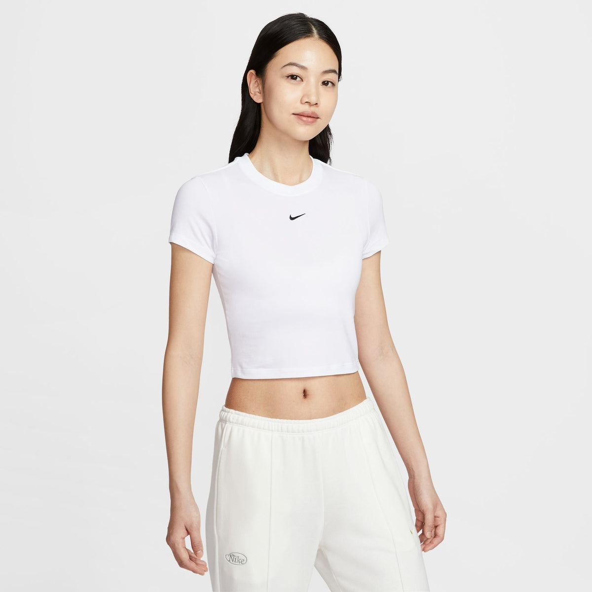 Áo Tay Ngắn Thể Thao Thời Trang Nữ Nike As W Nsw Nk Chll Knt Crp