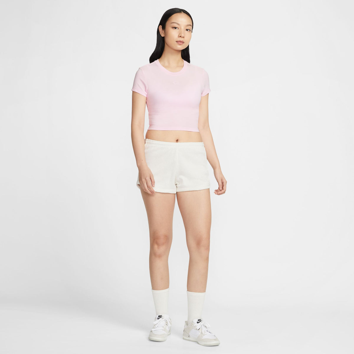 Áo Tay Ngắn Thể Thao Thời Trang Nữ Nike As W Nsw Nk Chll Knt Crp