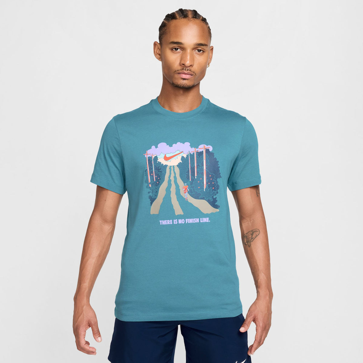 Áo Tay Ngắn Thể Thao Chạy Bộ Nam Nike As M Nk Tee Run Iykyk