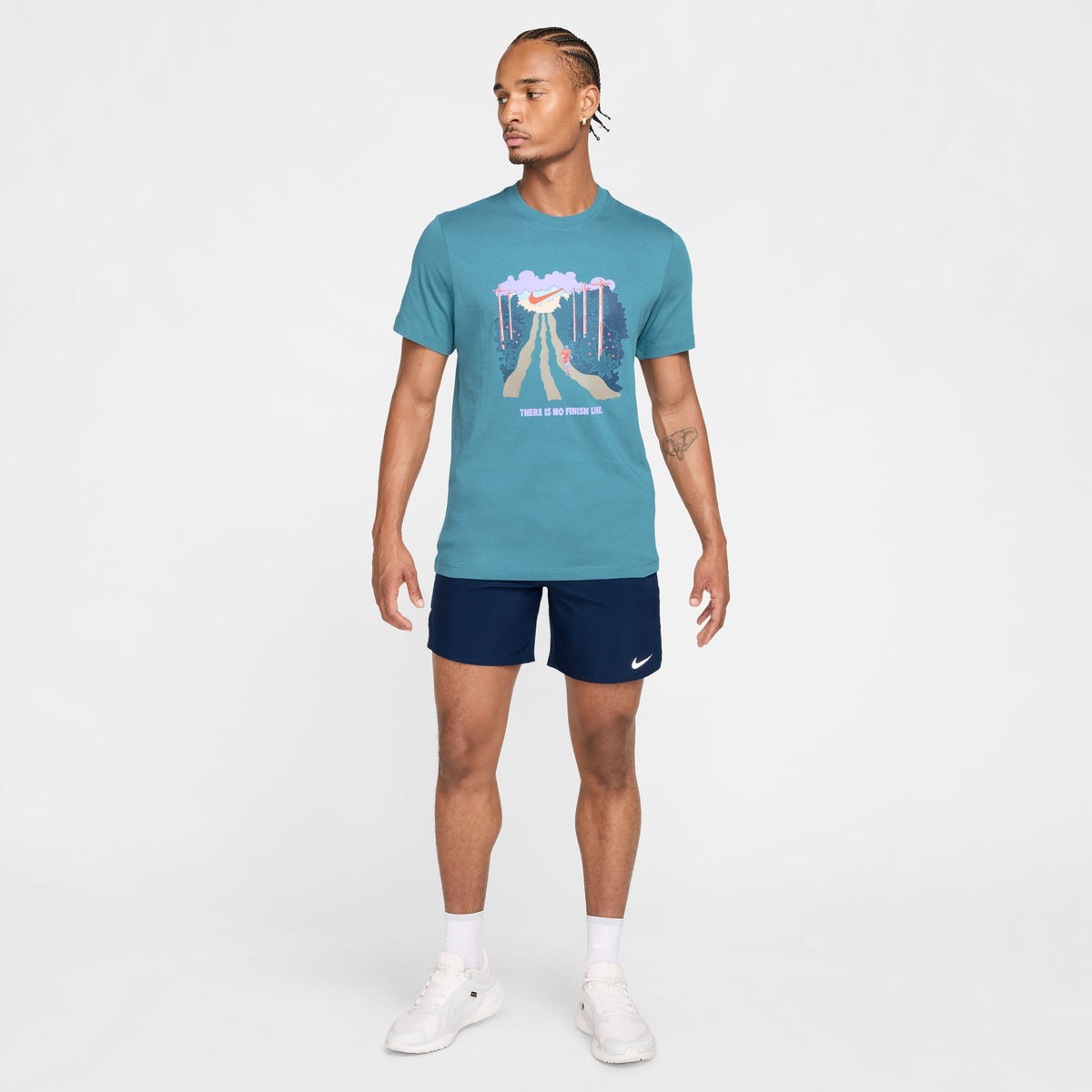 Áo Tay Ngắn Thể Thao Chạy Bộ Nam Nike As M Nk Tee Run Iykyk
