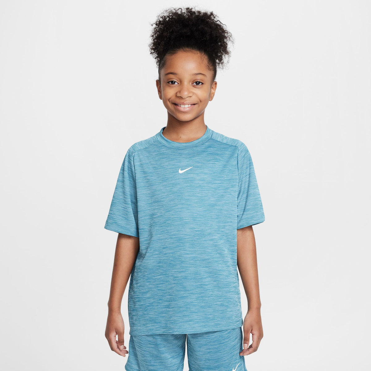 Áo Tay Ngắn Thể Thao Thời Trang Trẻ Em Unisex Nike B Nk Df Multi Ss  Top Lbr Hthr
