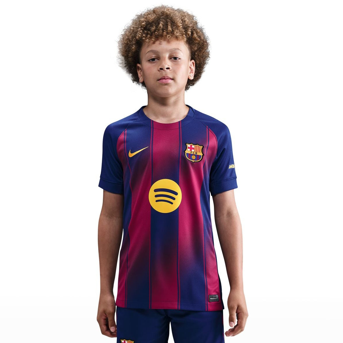 Áo Tay Ngắn Thể Thao Bóng Đá Unisex Nike Fcb Y Nk Df Jsy Ss Stad Hm