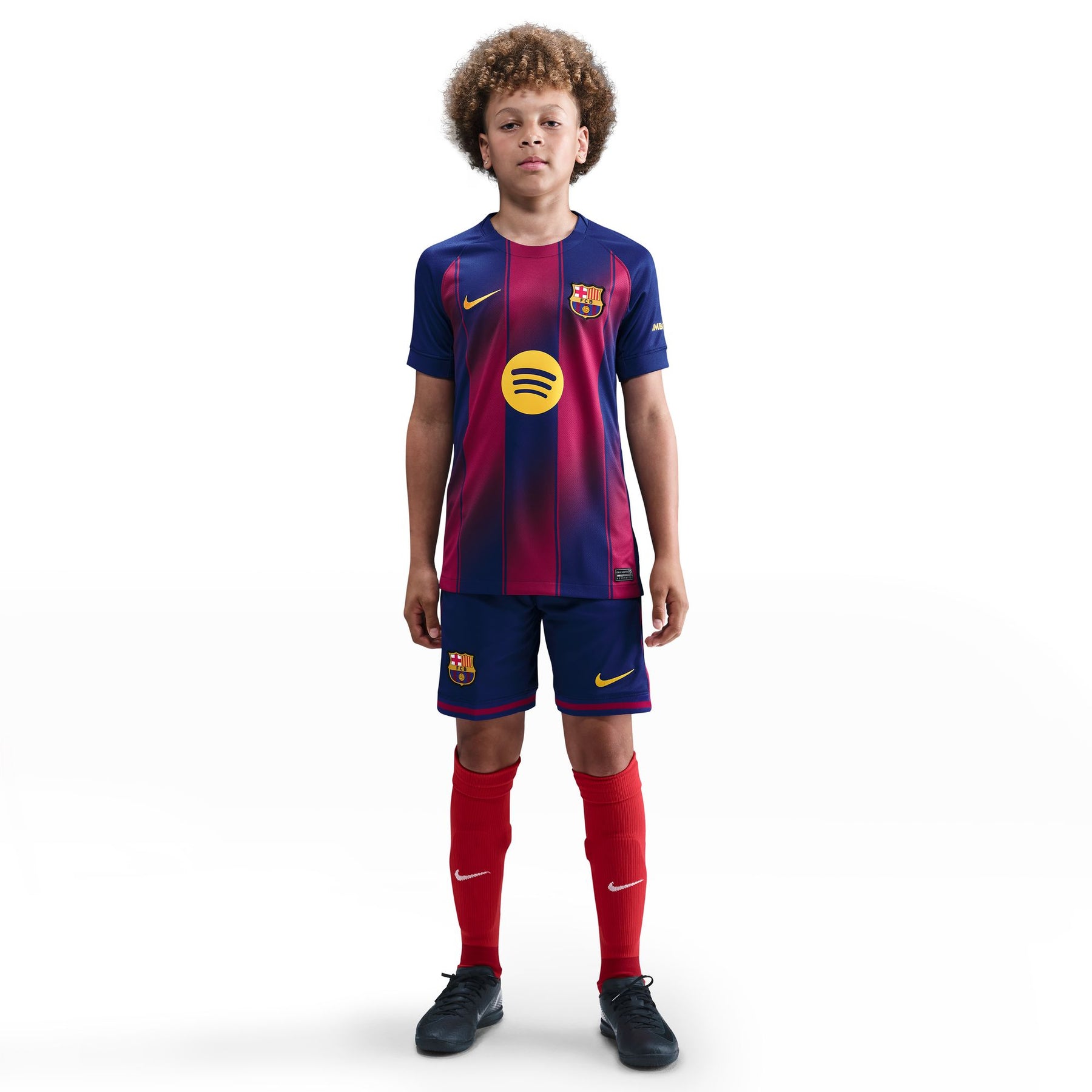 Áo Tay Ngắn Thể Thao Bóng Đá Trẻ Em Unisex Nike Fcb Y Nk Df Jsy Ss Stad Hm
