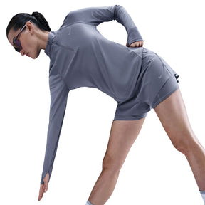 Quần Ngắn Thể Thao Chạy Bộ Nữ Nike As W Nk Swift Df Mr 2N1 Shrt