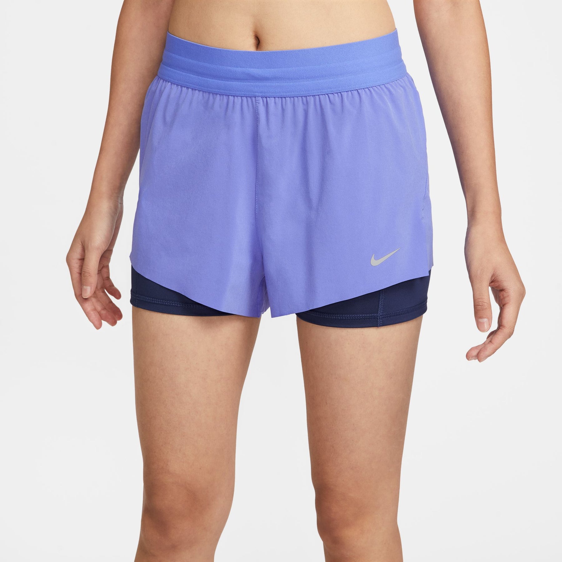 Quần Ngắn Thể Thao Chạy Bộ Nữ Nike As W Nk Swift Df Mr 2N1 Shrt