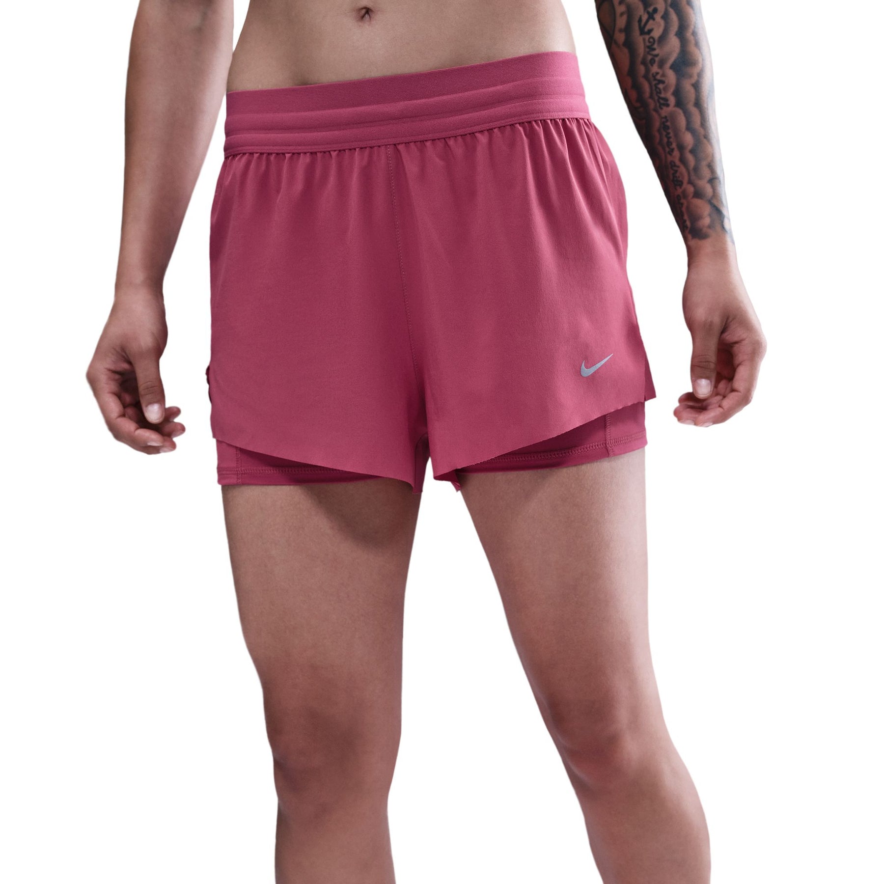 Quần Ngắn Thể Thao Chạy Bộ Nữ Nike As W Nk Swift Df Mr 2N1 Shrt