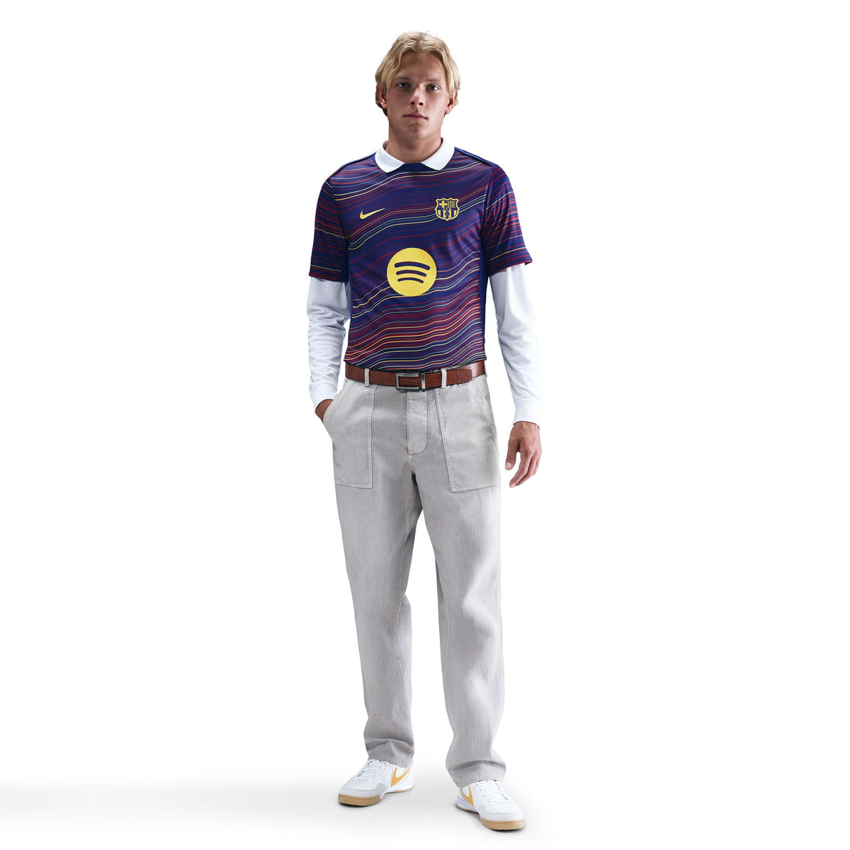 Áo Tay Ngắn Thể Thao Bóng Đá Nam Nike Fcb Mnk Df Acdpr Ss Top K Hmpm