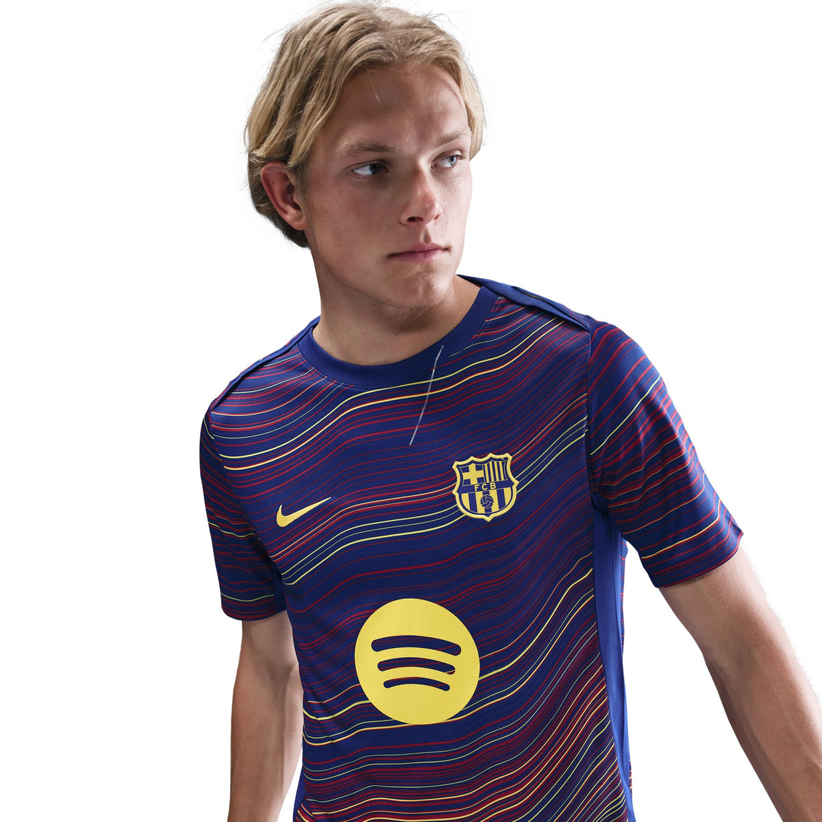 Áo Tay Ngắn Thể Thao Bóng Đá Nam Nike Fcb Mnk Df Acdpr Ss Top K Hmpm