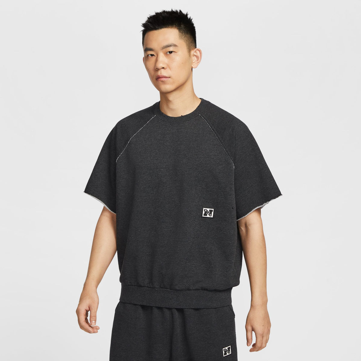 Áo Tay Ngắn Thể Thao Tập Luyện Nam Nike As M Nk Df Heritage Ss Fleece
