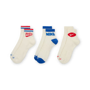 Vớ Thể Thao Thời Trang Unisex Nike U Nk Ed Pls Ankl 3P Lfestl 144 (3 đôi)