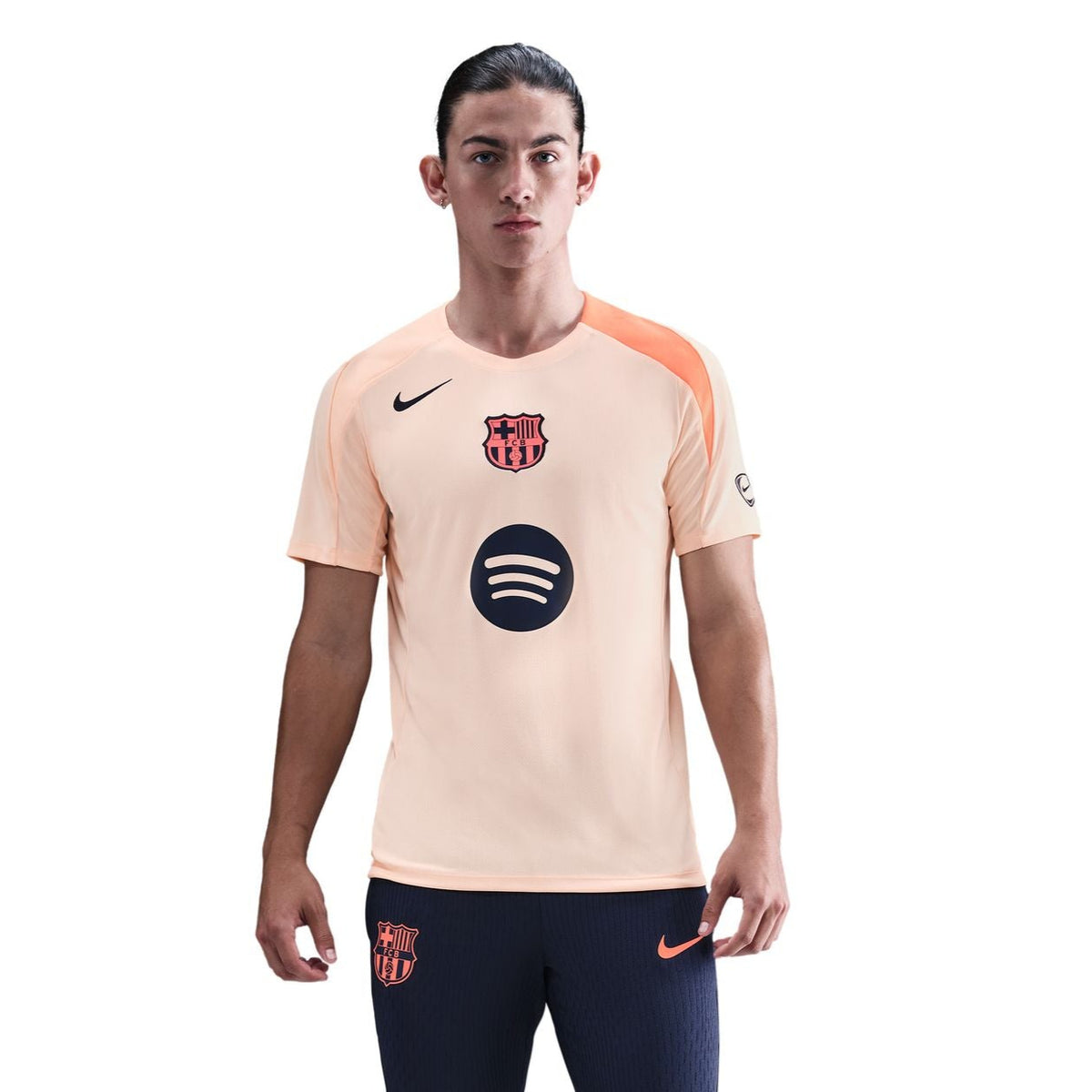 Áo Tay Ngắn Thể Thao Bóng Đá Nam Nike Fcb M Nk Df Strk Ss Top K 3R
