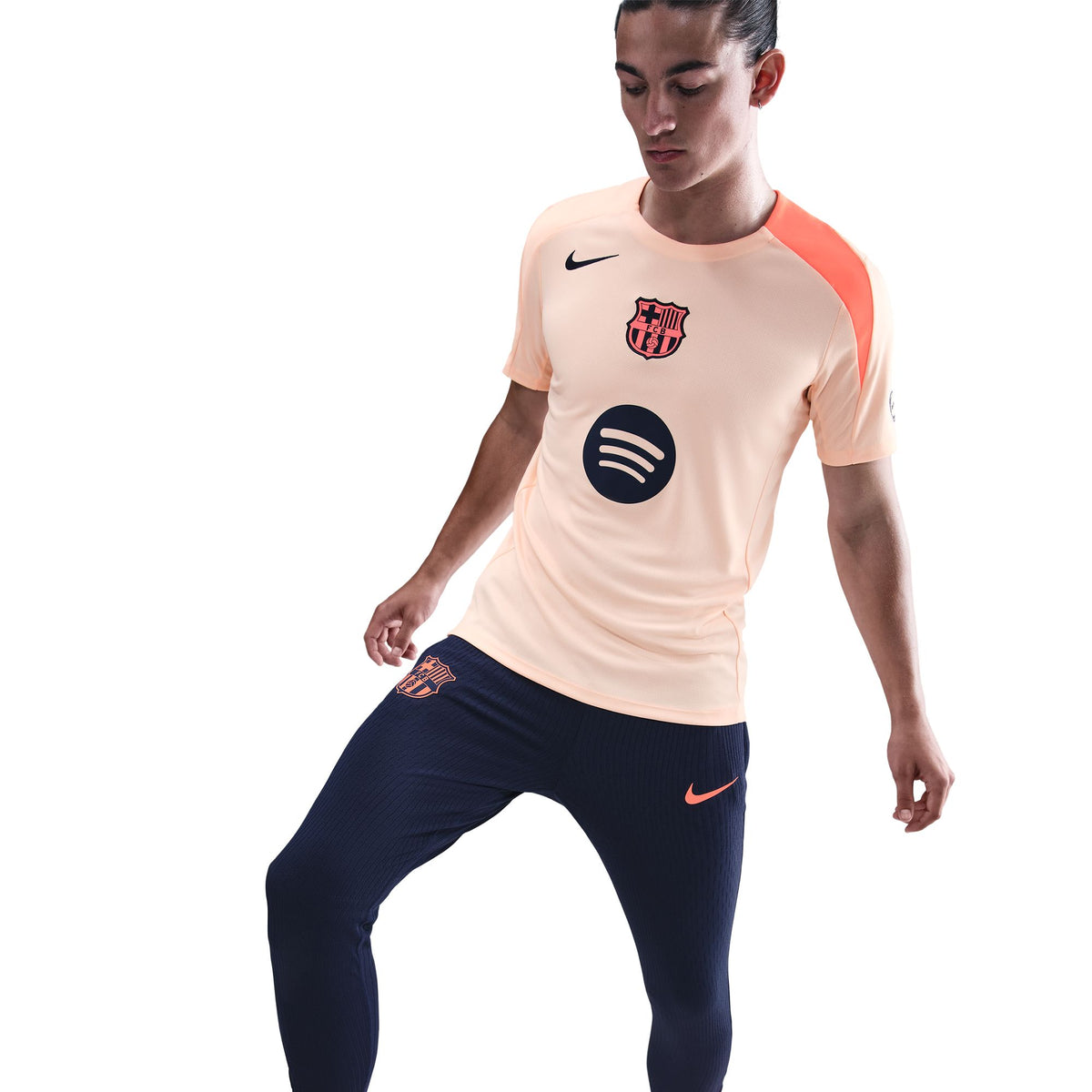 Áo Tay Ngắn Thể Thao Bóng Đá Nam Nike Fcb M Nk Df Strk Ss Top K 3R