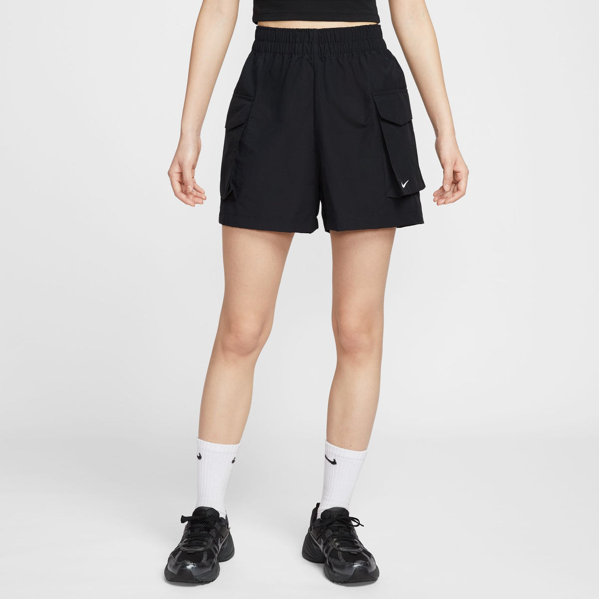 Quần ngắn Thể Thao Thời Trang Nữ NIKE AS W NSW ESSNTL WVN HR 5" CRGO