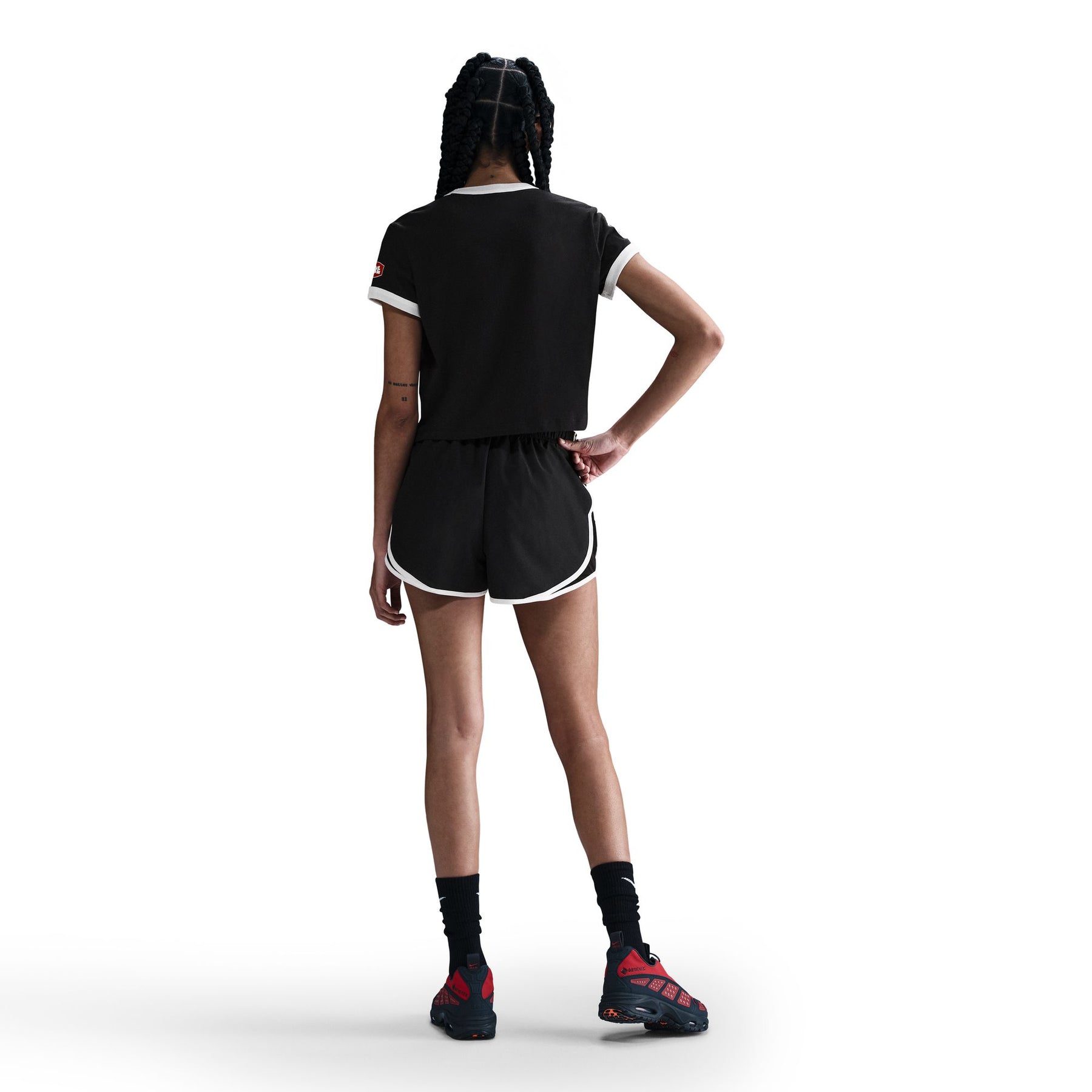Áo Tay Ngắn Thể Thao Thời Trang Nữ Nike As W Nsw Club Ss Tee Moto Rgr