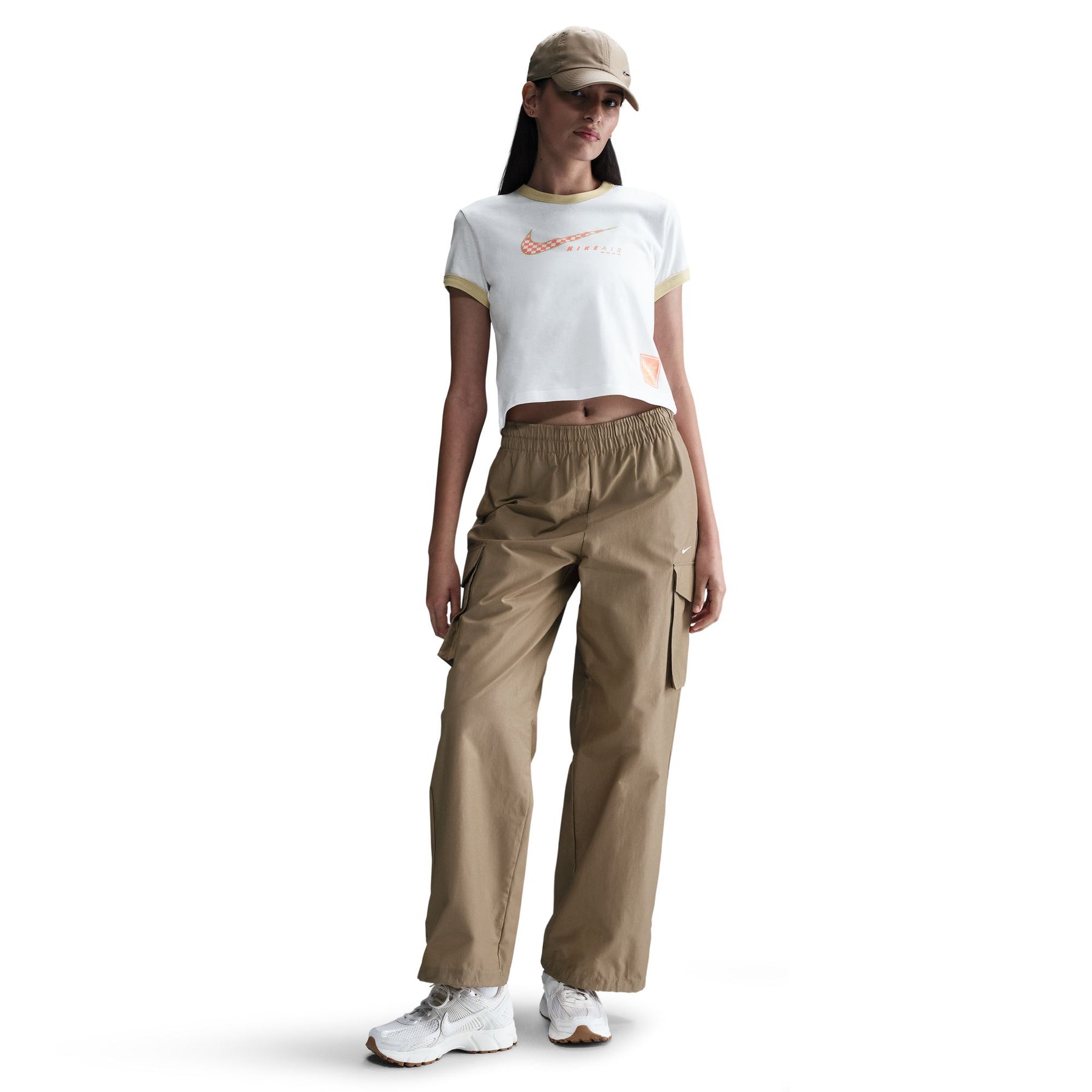 Áo Tay Ngắn Thể Thao Thời Trang Nữ Nike As W Nsw Club Ss Tee Moto Rgr