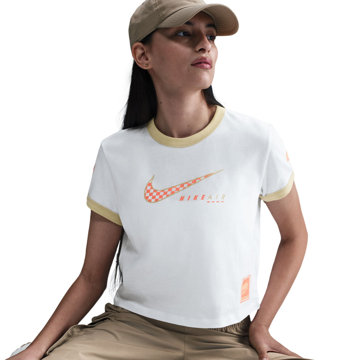 Áo Tay Ngắn Thể Thao Thời Trang Nữ Nike As W Nsw Club Ss Tee Moto Rgr