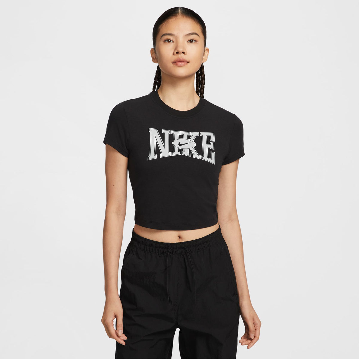Áo Tay Ngắn Thể Thao Thời Trang Nữ Nike As W Nsw Slim Crop Tee Street