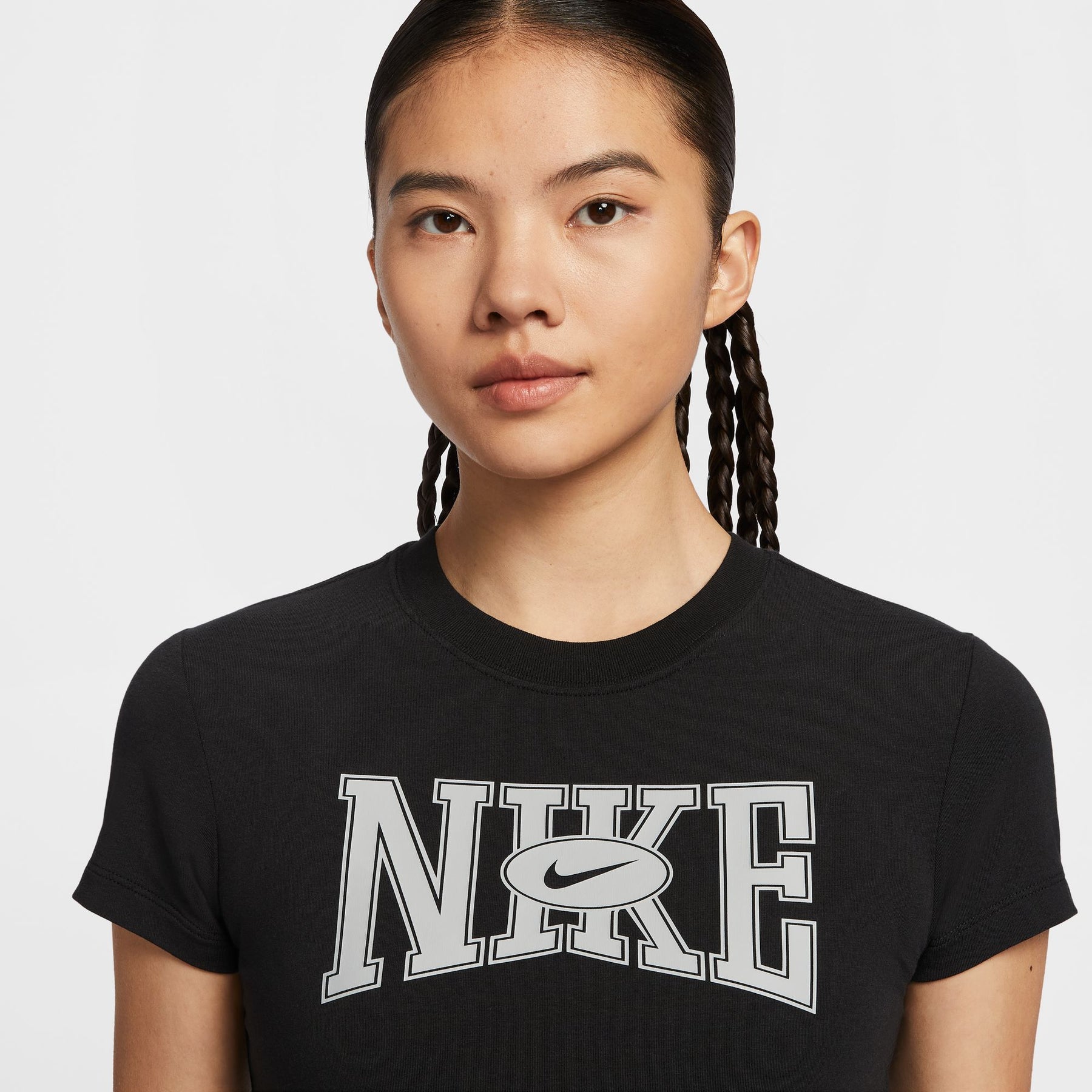 Áo Tay Ngắn Thể Thao Thời Trang Nữ Nike As W Nsw Slim Crop Tee Street