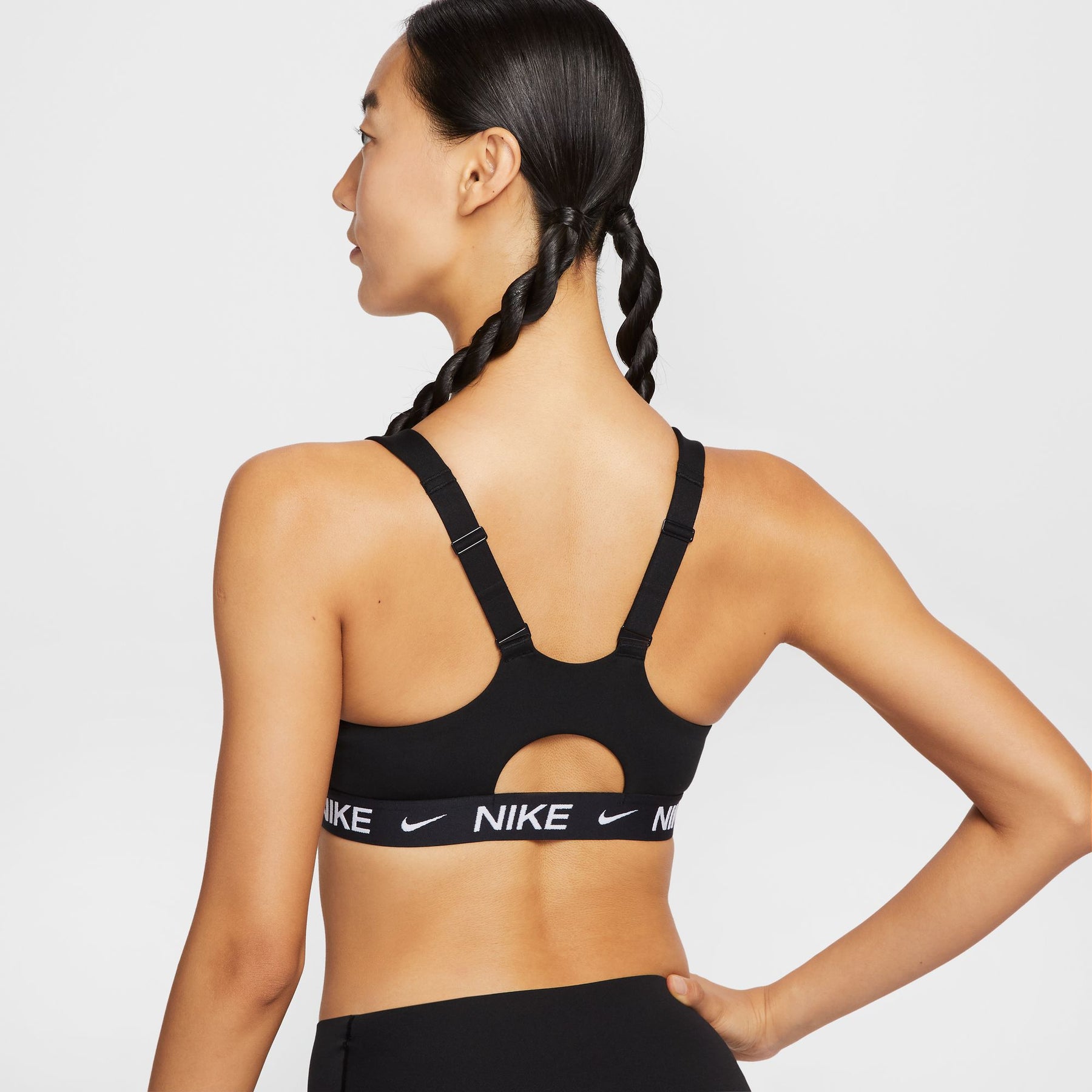 Áo Bra Thể Thao Tập Luyện Nữ Nike As W Nk Indy Hs Zip Bra