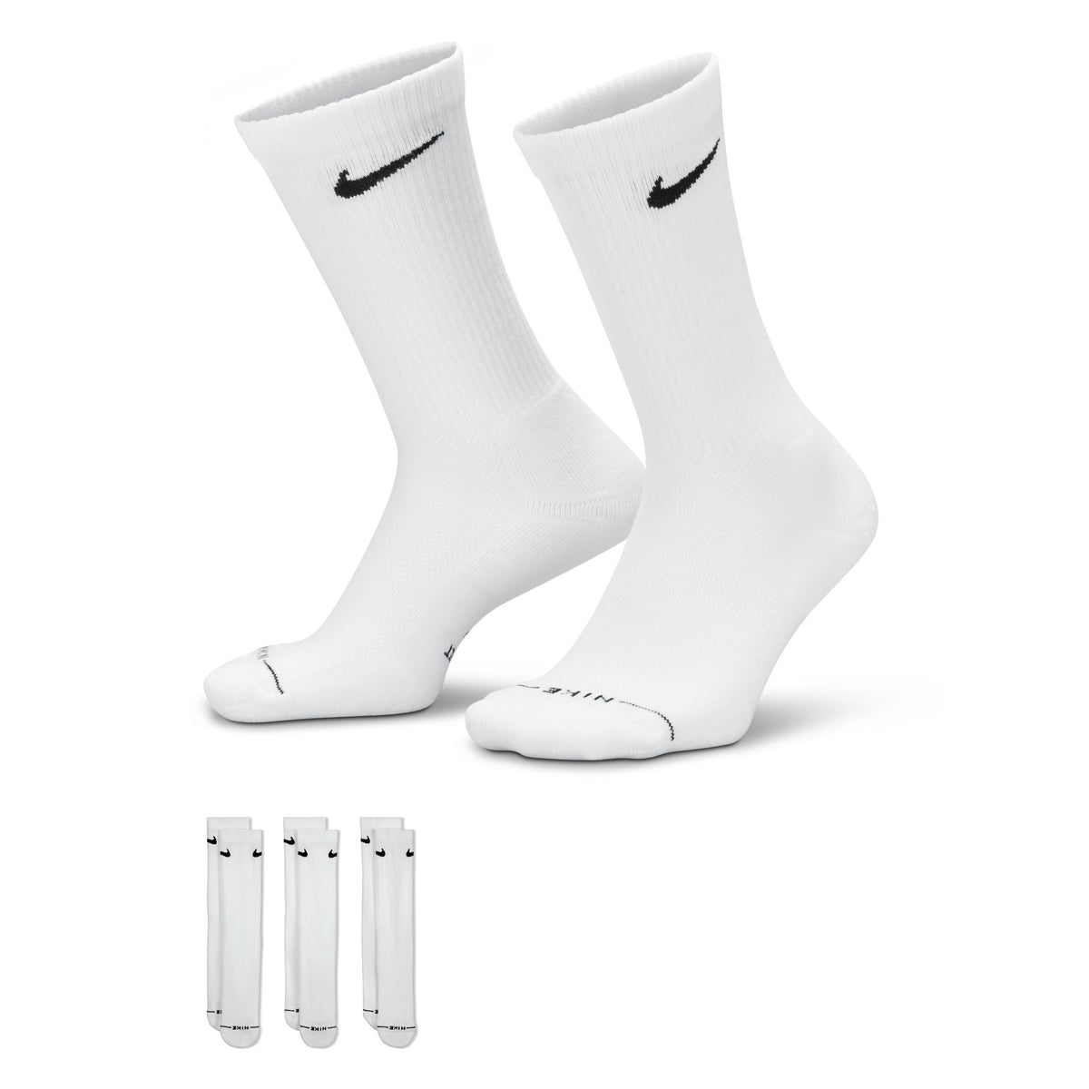 Vớ Thể Thao Thời Trang Unisex Nike U Nk Ed Elvd Crw 3P - 144 (3 đôi)