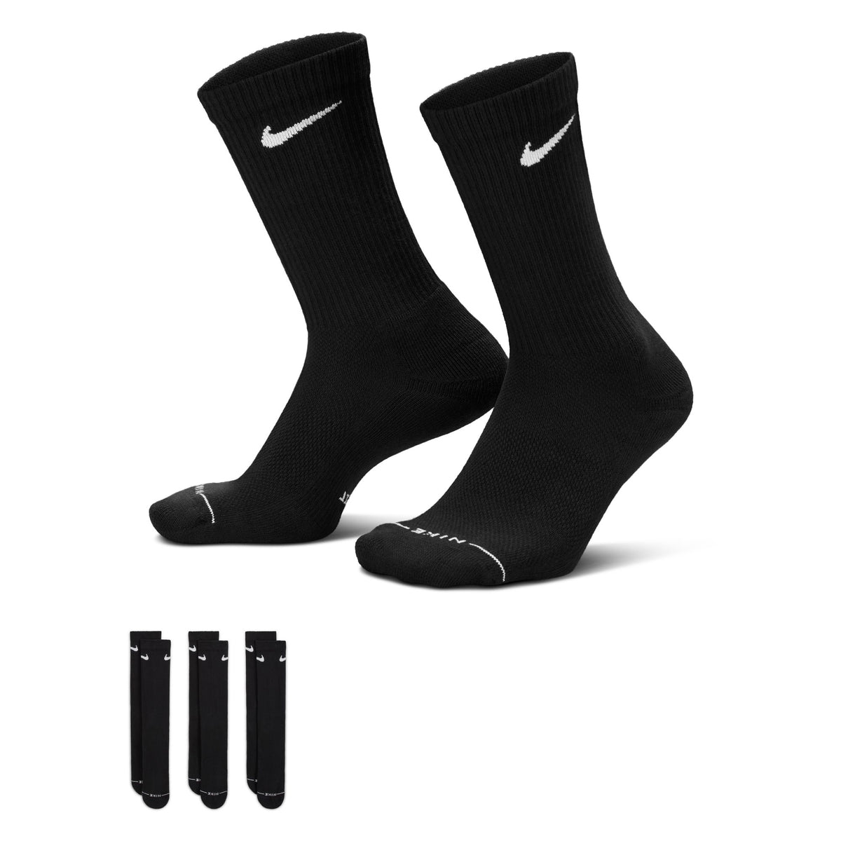 Vớ Thể Thao Thời Trang Unisex Nike U Nk Ed Elvd Crw 3P - 144 (3 đôi)