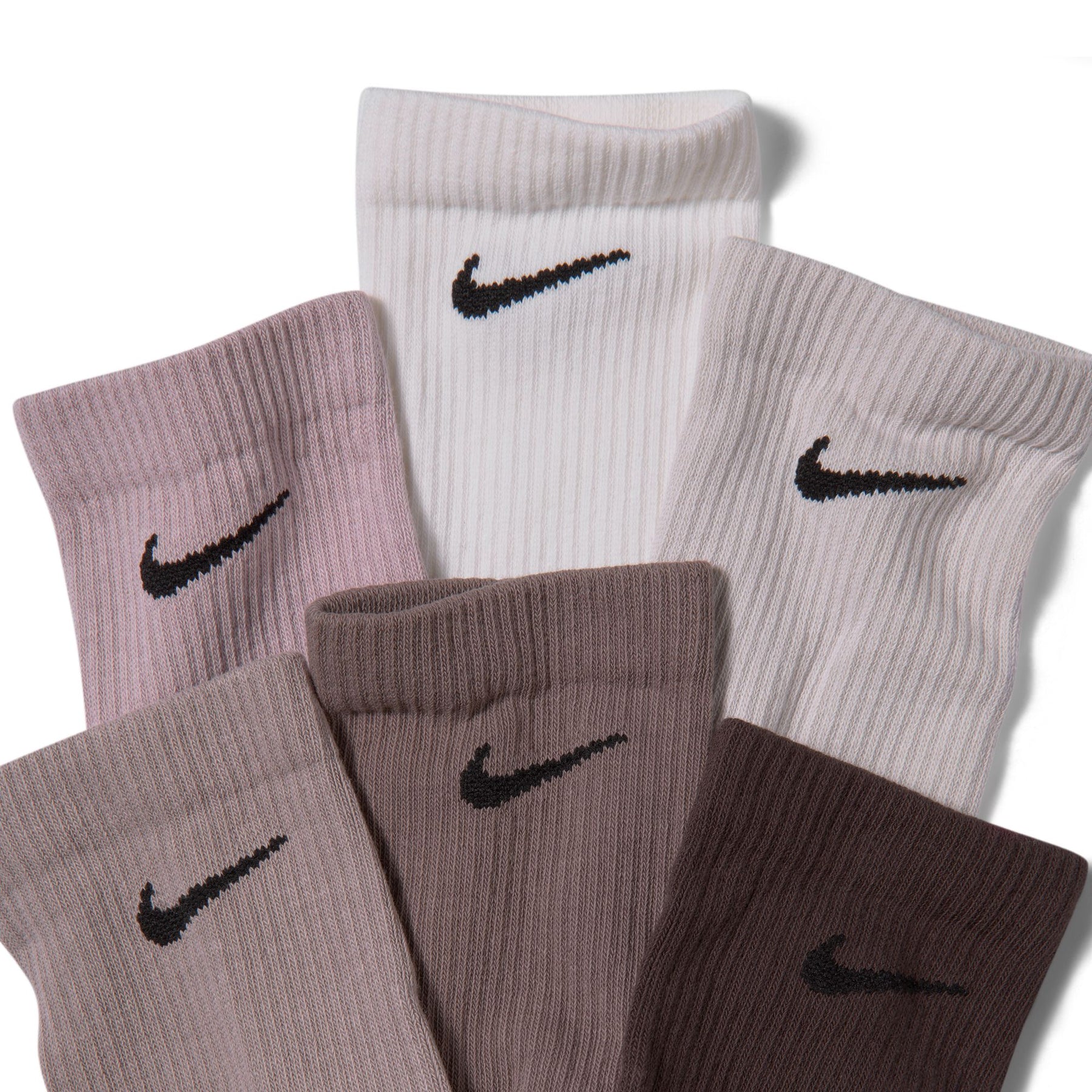 Vớ Thể Thao Thời Trang Unisex Nike U Nk Ed Elvd Crw 6P - 144 ( 6 Đôi)