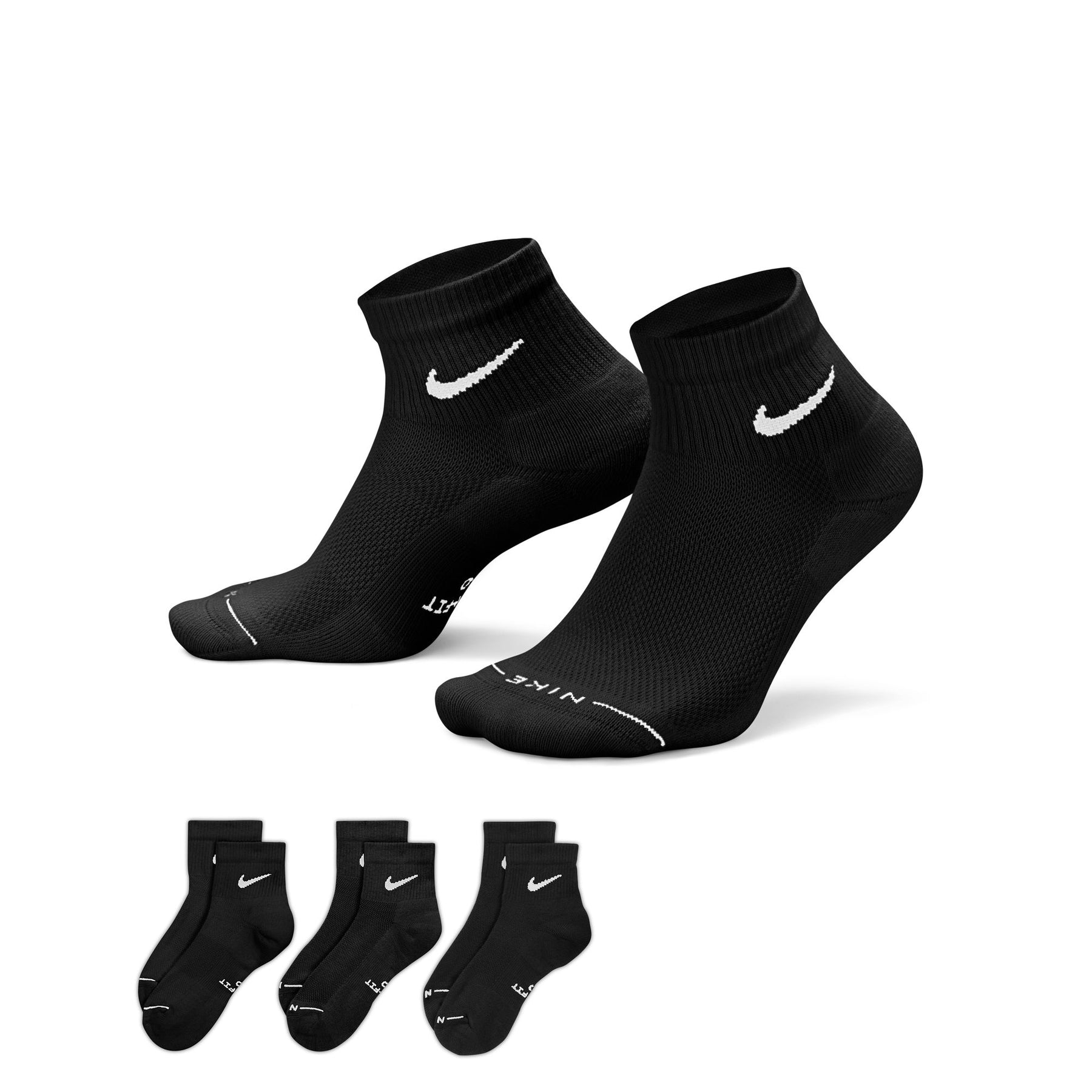 Vớ Thể Thao Thời Trang Unisex Nike U Nk Ed Elvd Ank 3P - 144 (3 Đôi)
