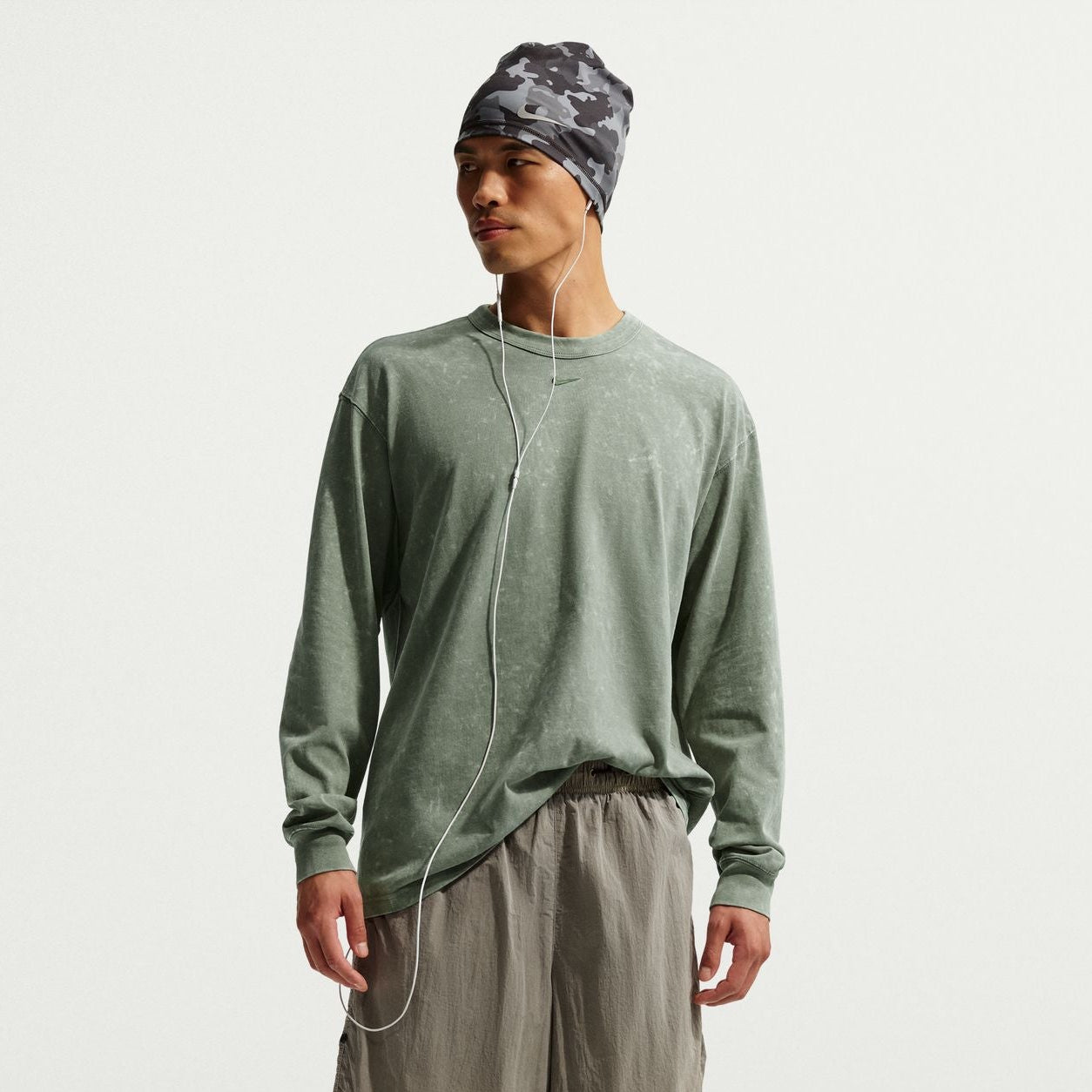 Áo Tay Dài Thể Thao Thời Trang Nam Nike As M Nsw Tee Ls Pre Ess Hvy Wa